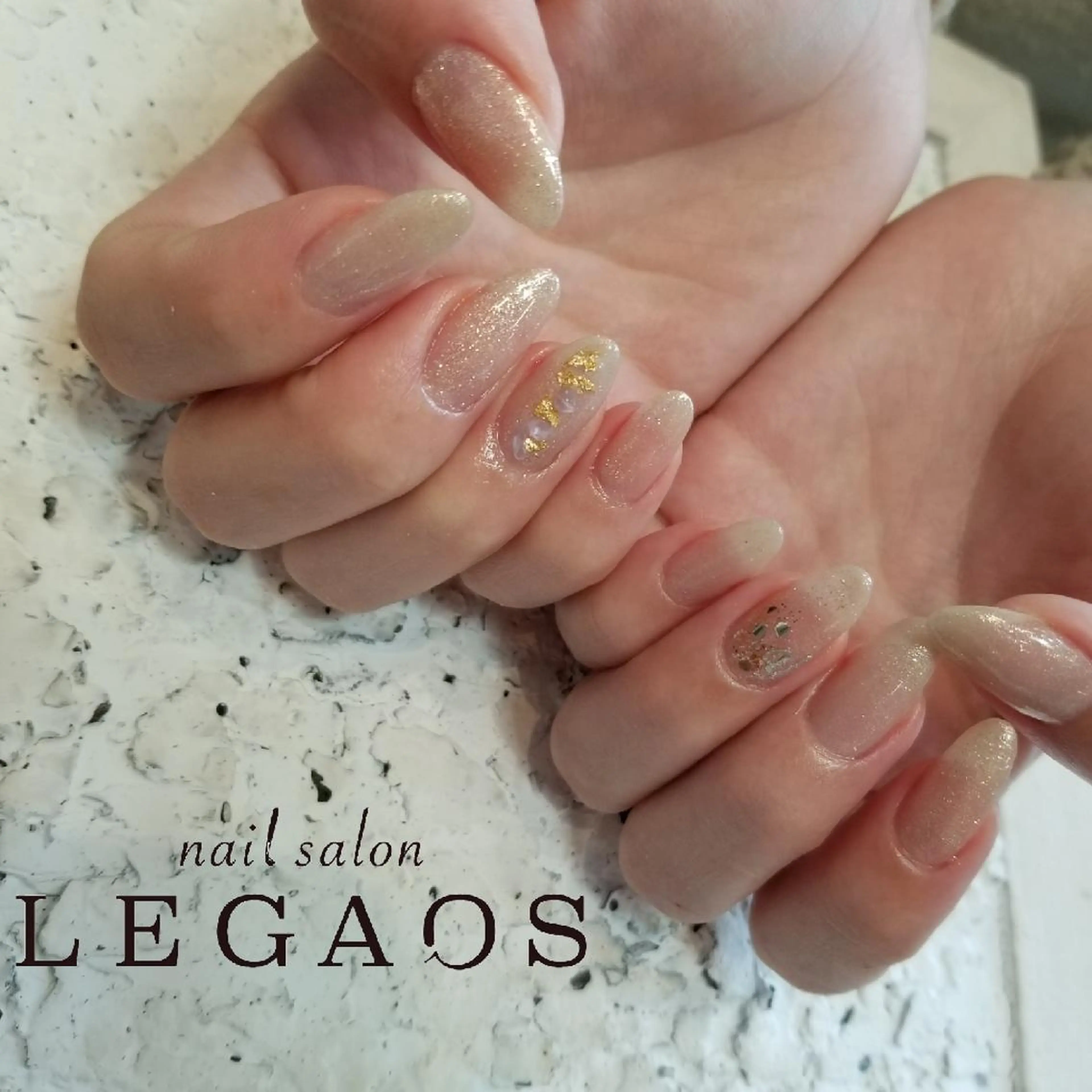 ネイル アートネイル ｾﾝﾀｰ南 LEGAOSともこのネイルデザイン