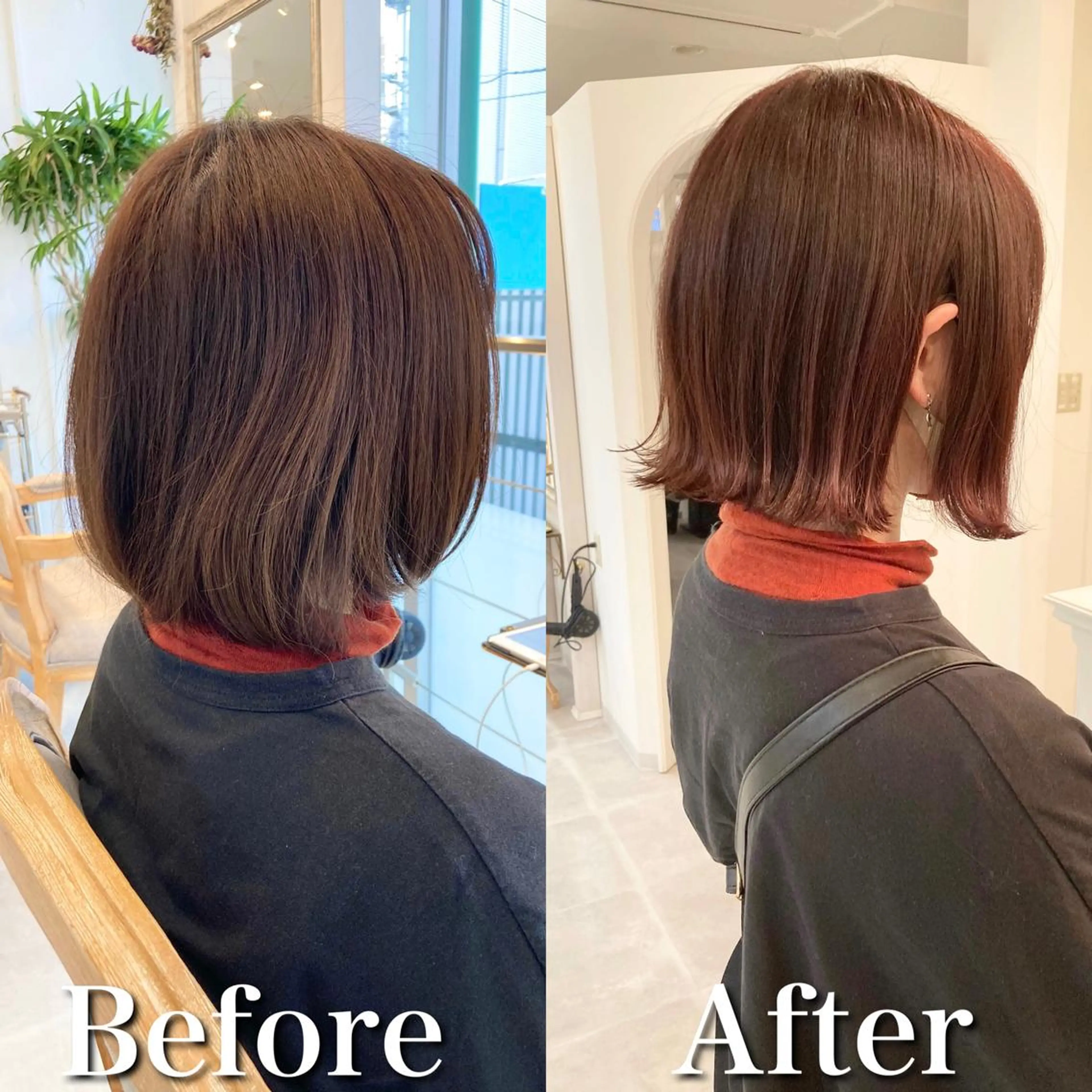 ショート カラー ボブ& 髪質改善FUMIYAのヘアスタイル