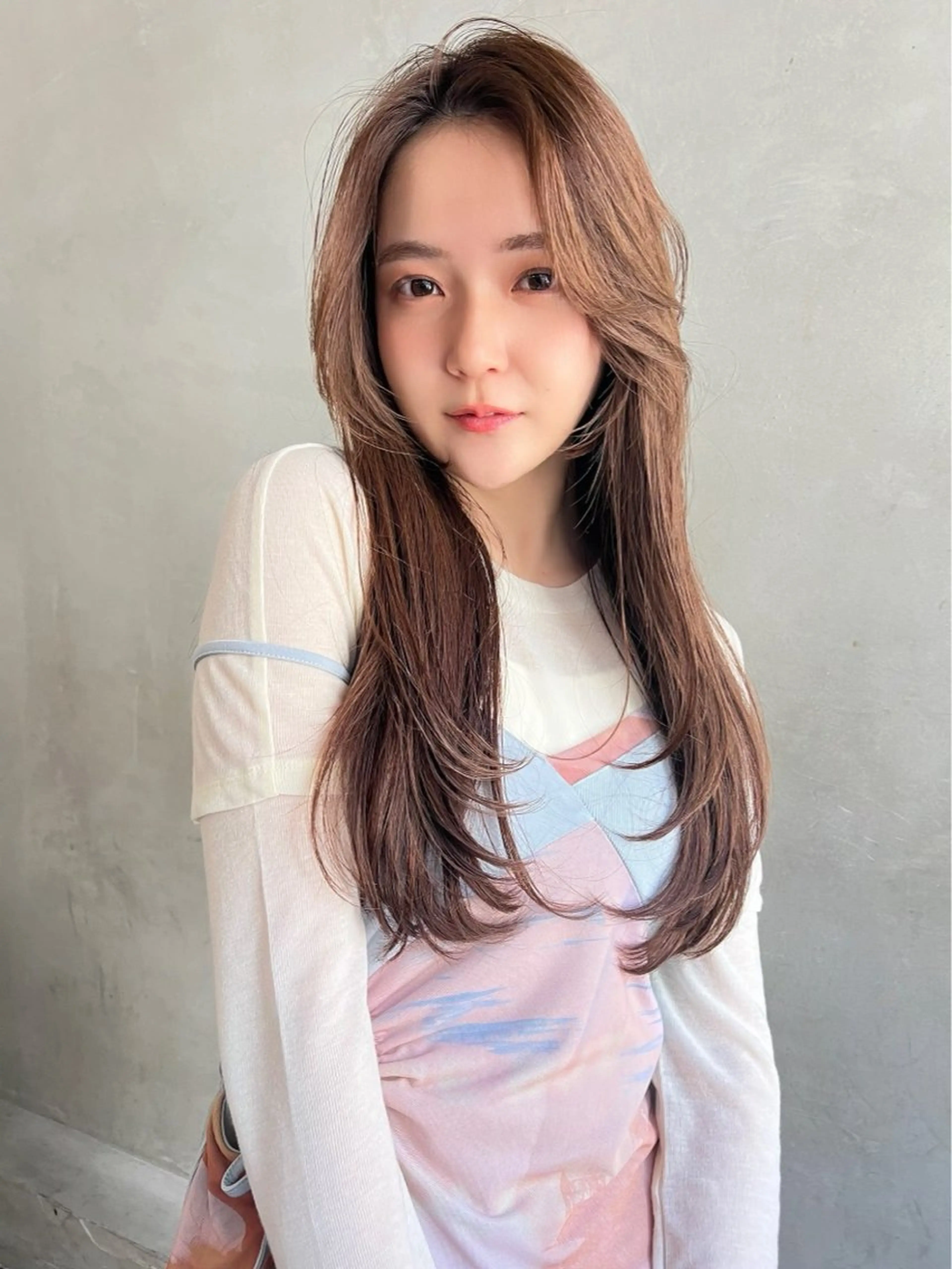 ロング カラー Ameri所属・艶髪／韓国ヘア🎀 Kanon︎︎⁺.のヘアスタイル