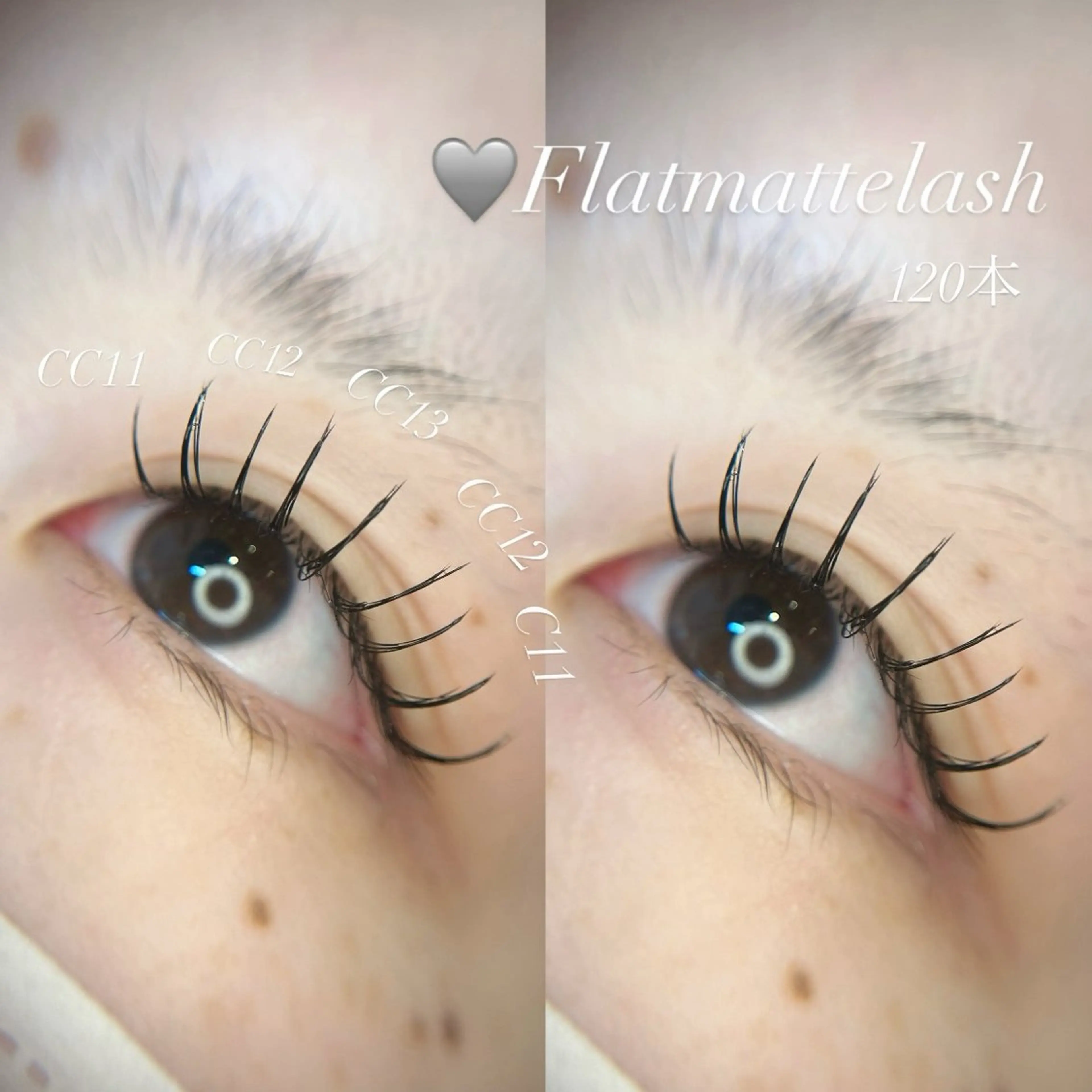 マツエク・マツパ 束感まつ毛 Cカール フラットラッシュ ナチュラル マツエク Jouir miyuuのマツエク・マツパデザイン