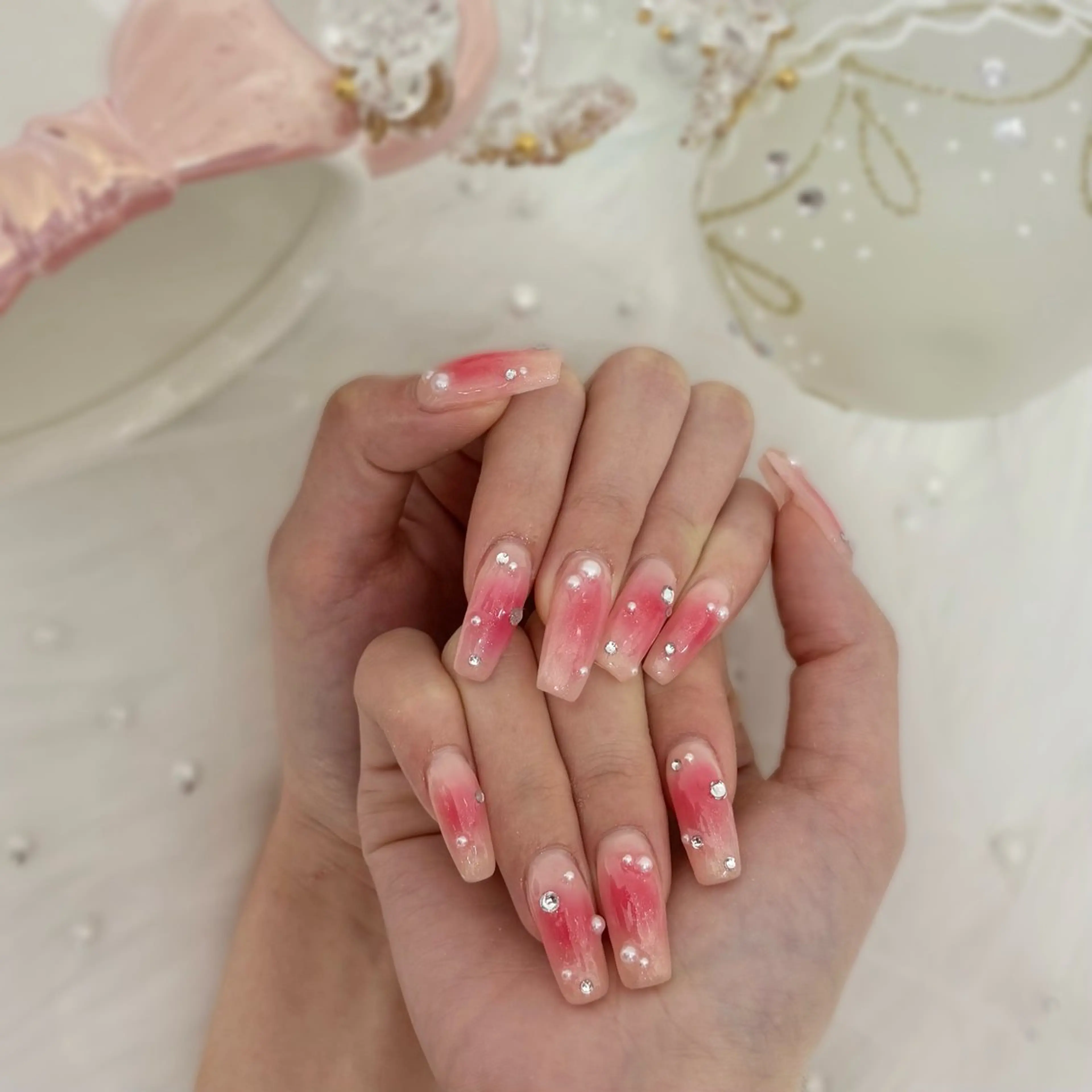 ネイル チークネイル lebon nail所属・心斎橋/アメ村 ネイルYUZUHAのネイルデザイン