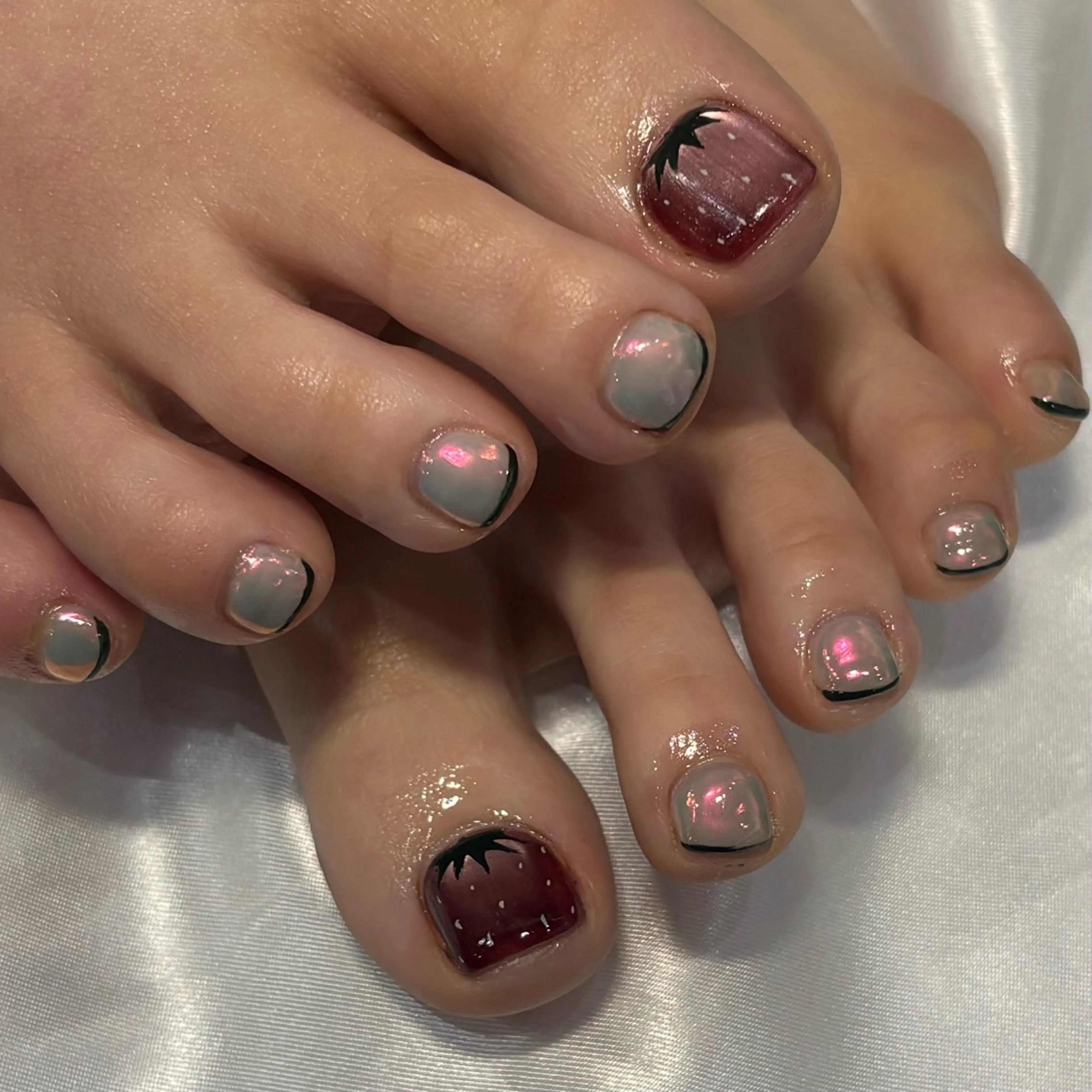 ネイル フットネイル 💅Perfect Wink RUI🌈のネイルデザイン