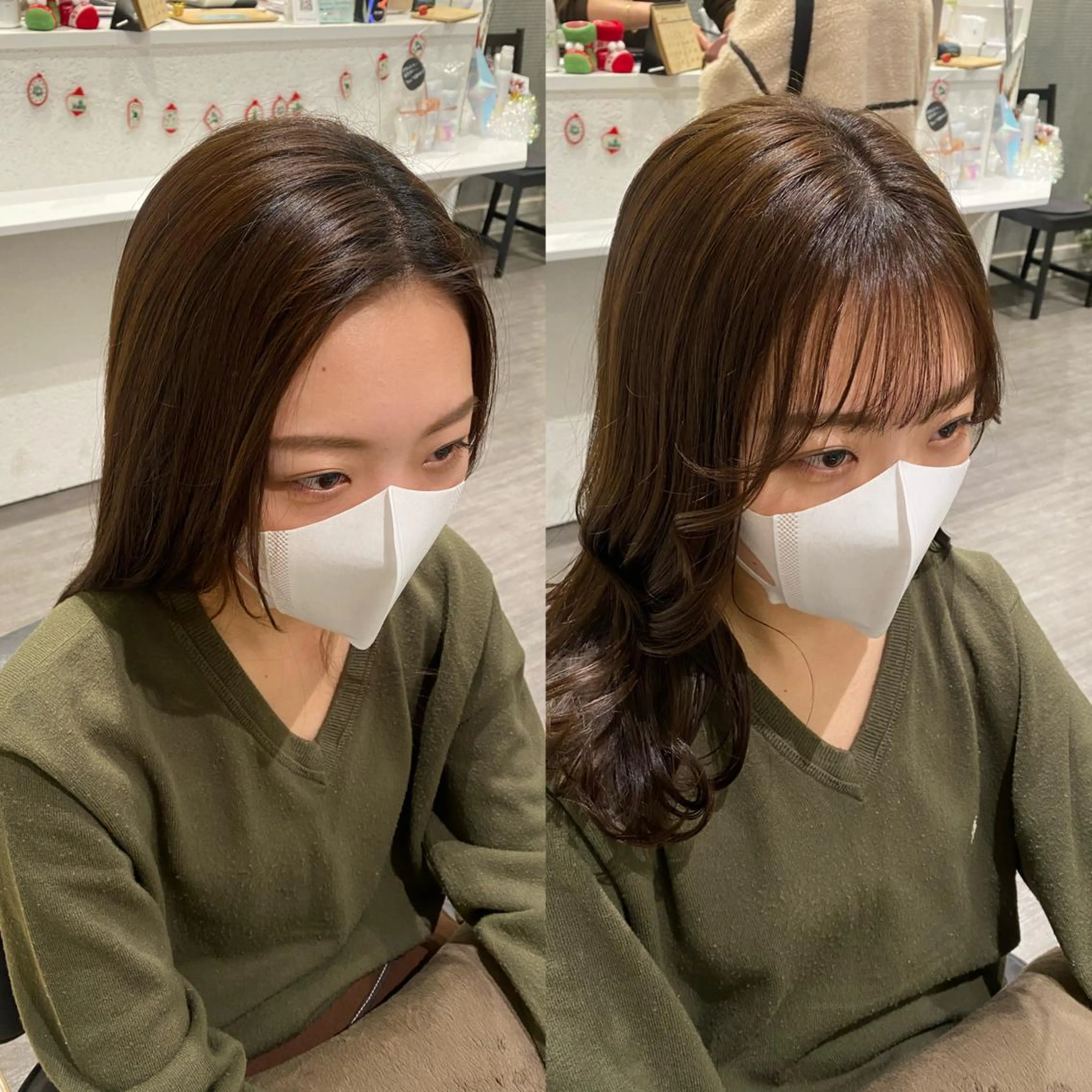 セミロング 大野 美紅のヘアスタイル