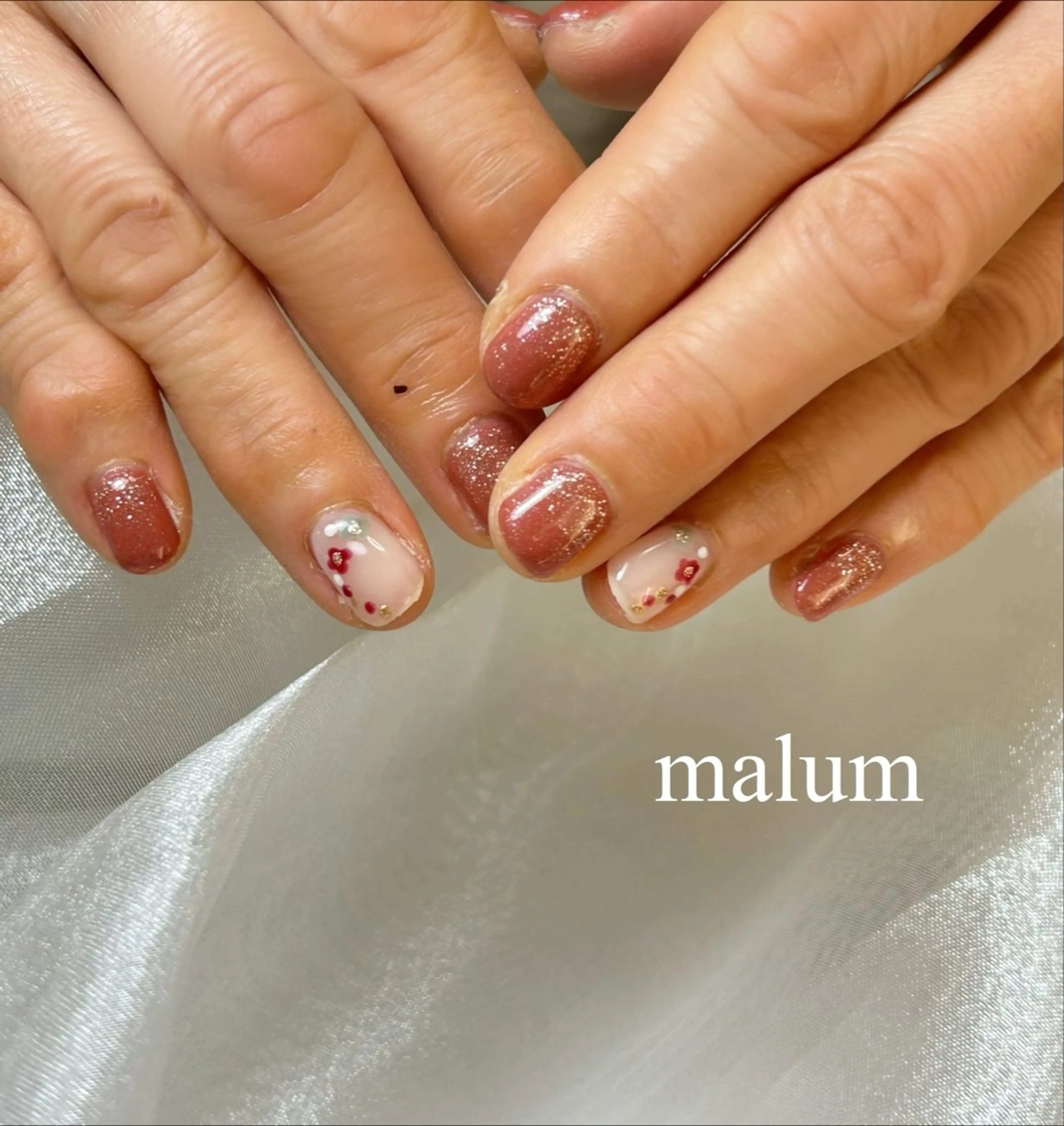 ネイル ハンドネイル malum nailのネイルデザイン