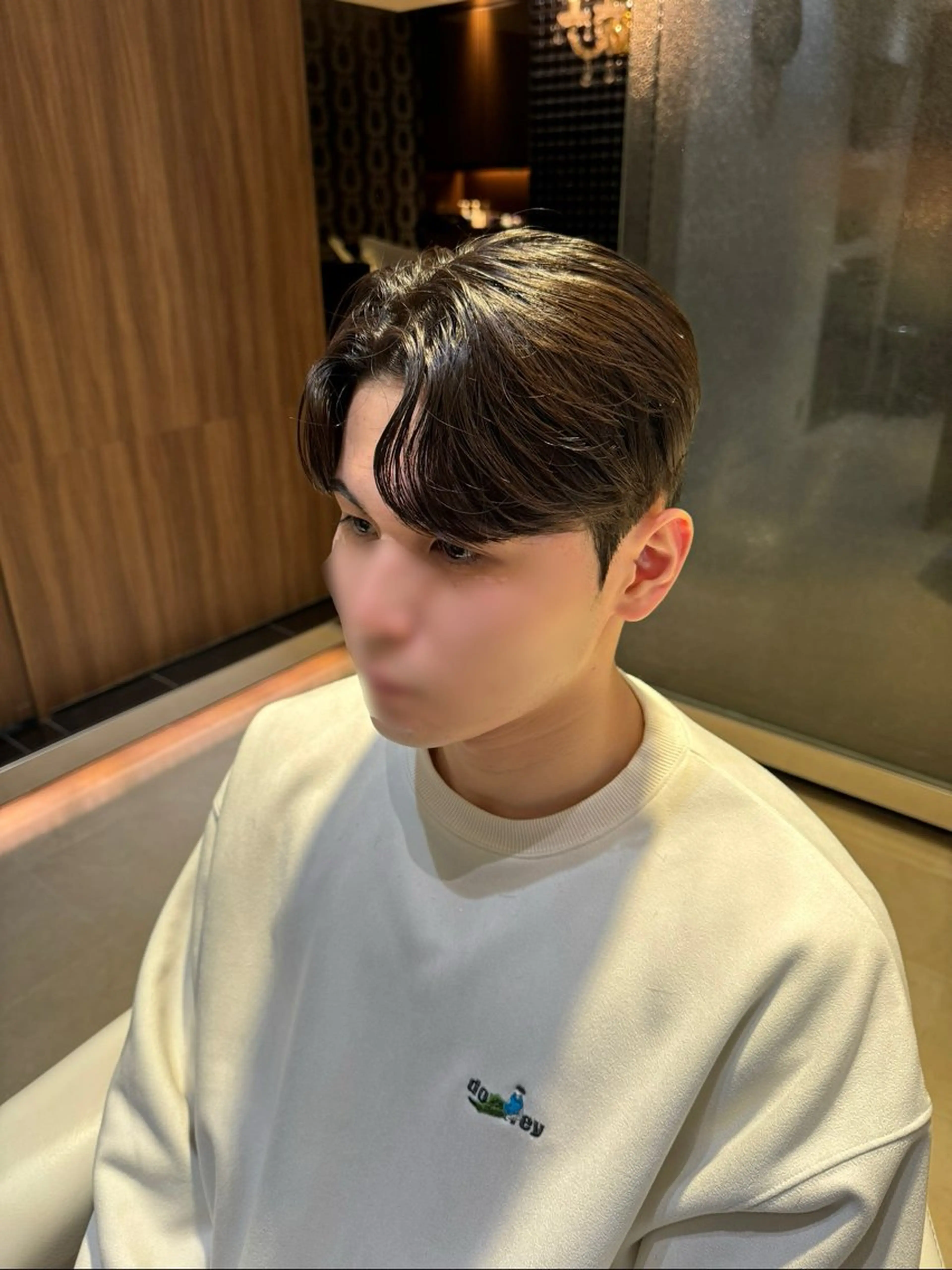 【初回限定】🇰🇷メンズカット+髪質改善縮毛矯正+ダウンパーマ #韓国ヘアの写真