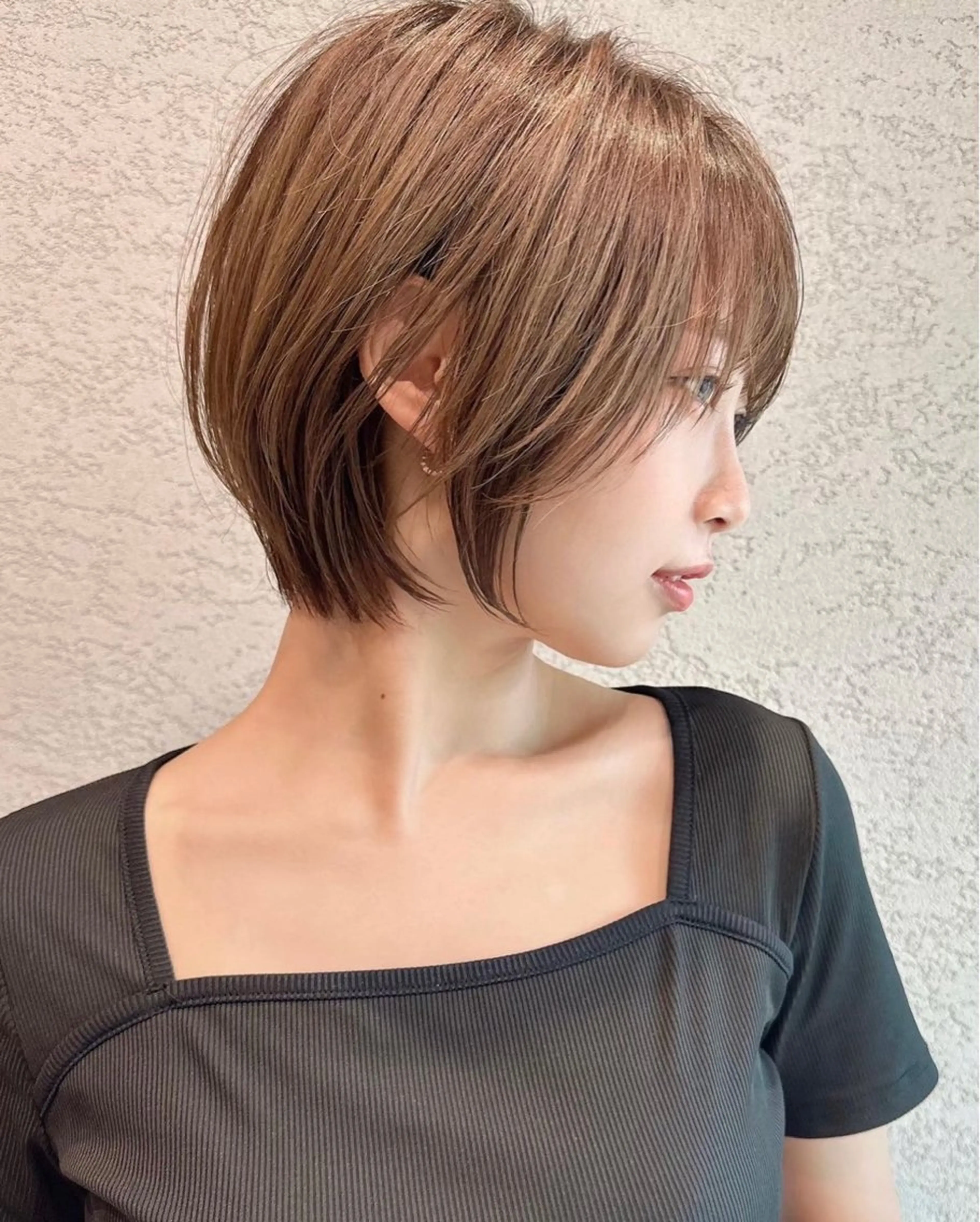 ショート 似合わせレイヤー 髪質改善/柴木琴愛のヘアスタイル