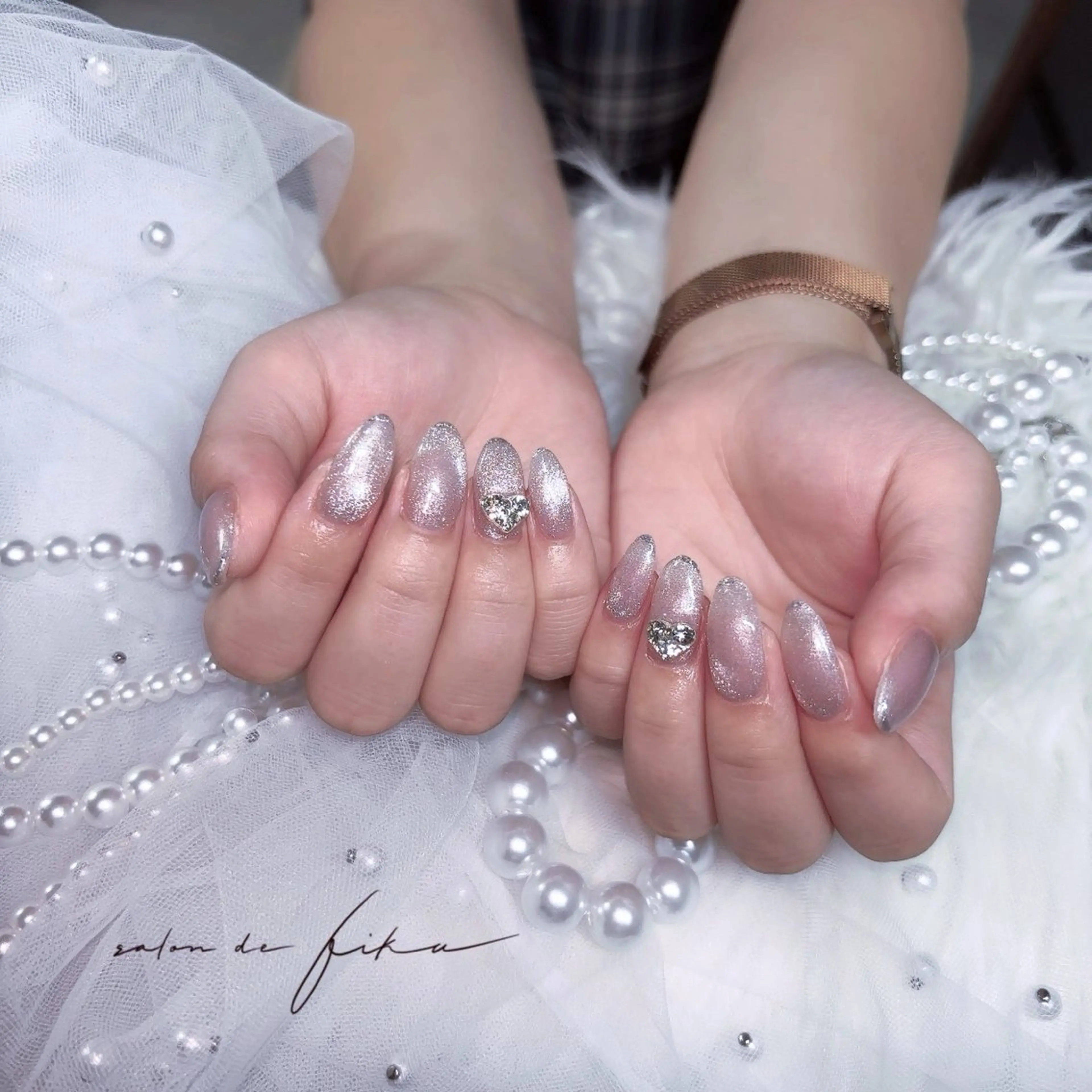 ネイル キラキラネイル ハンドネイル ayano 【パラジェル取扱店】のネイルデザイン