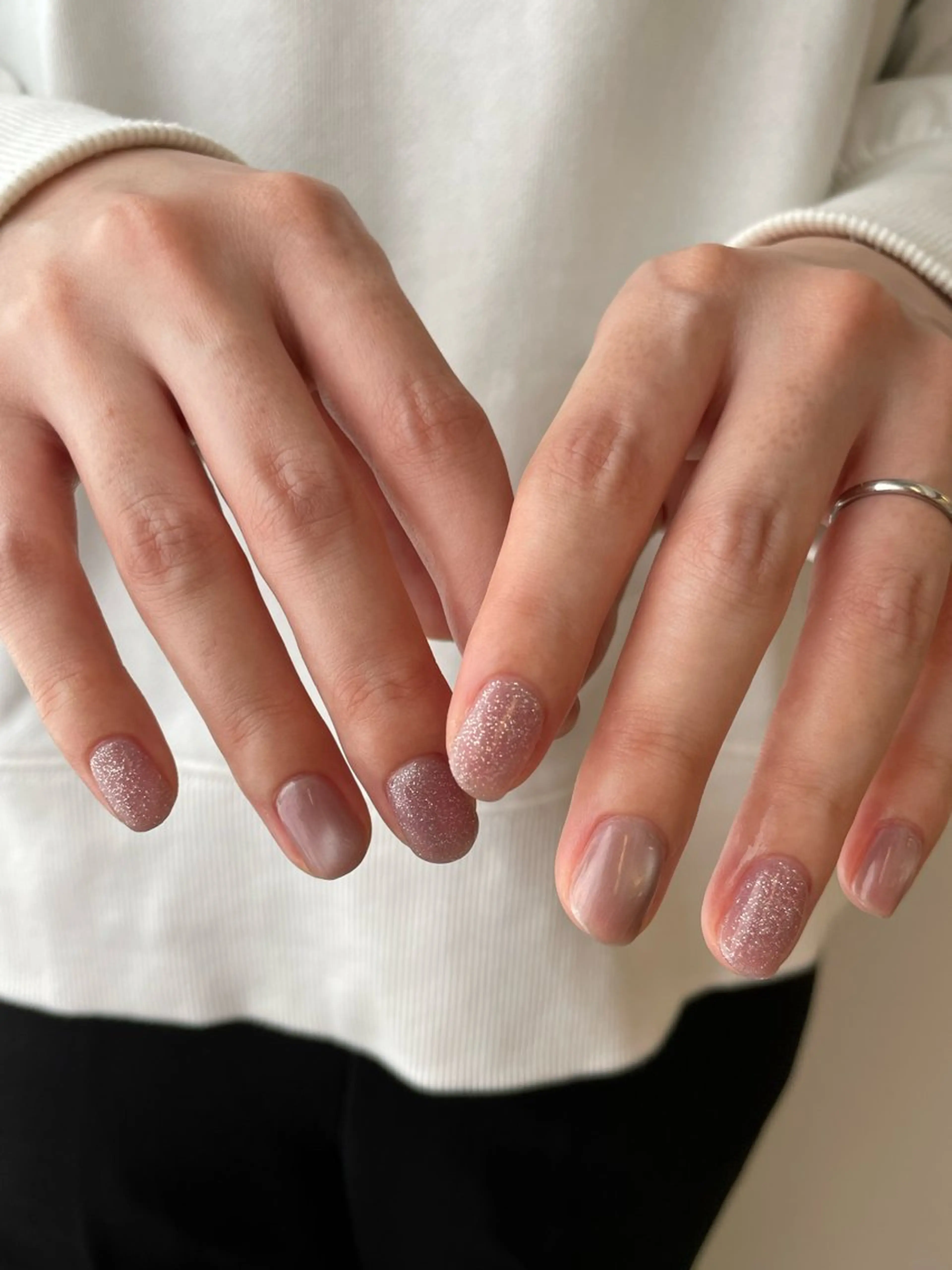 ネイル フラッシュネイル ジェルネイル マグネットネイル ニュアンスネイル パラジェル ネイルサロンhotori所属・ネイルサロン hotoriのネイルデザイン