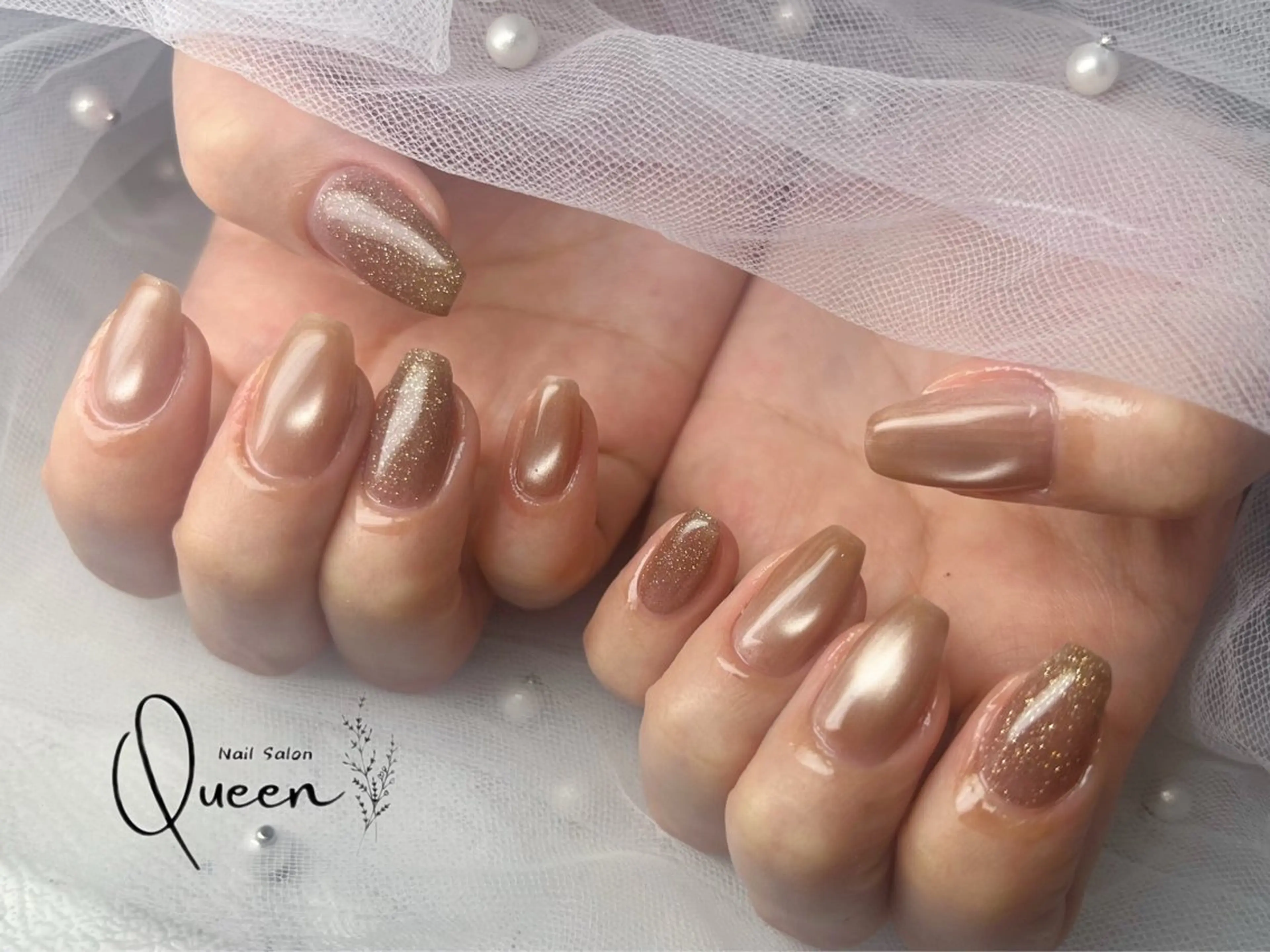 ネイル Queen nail 北堀江 ASUKAのネイルデザイン