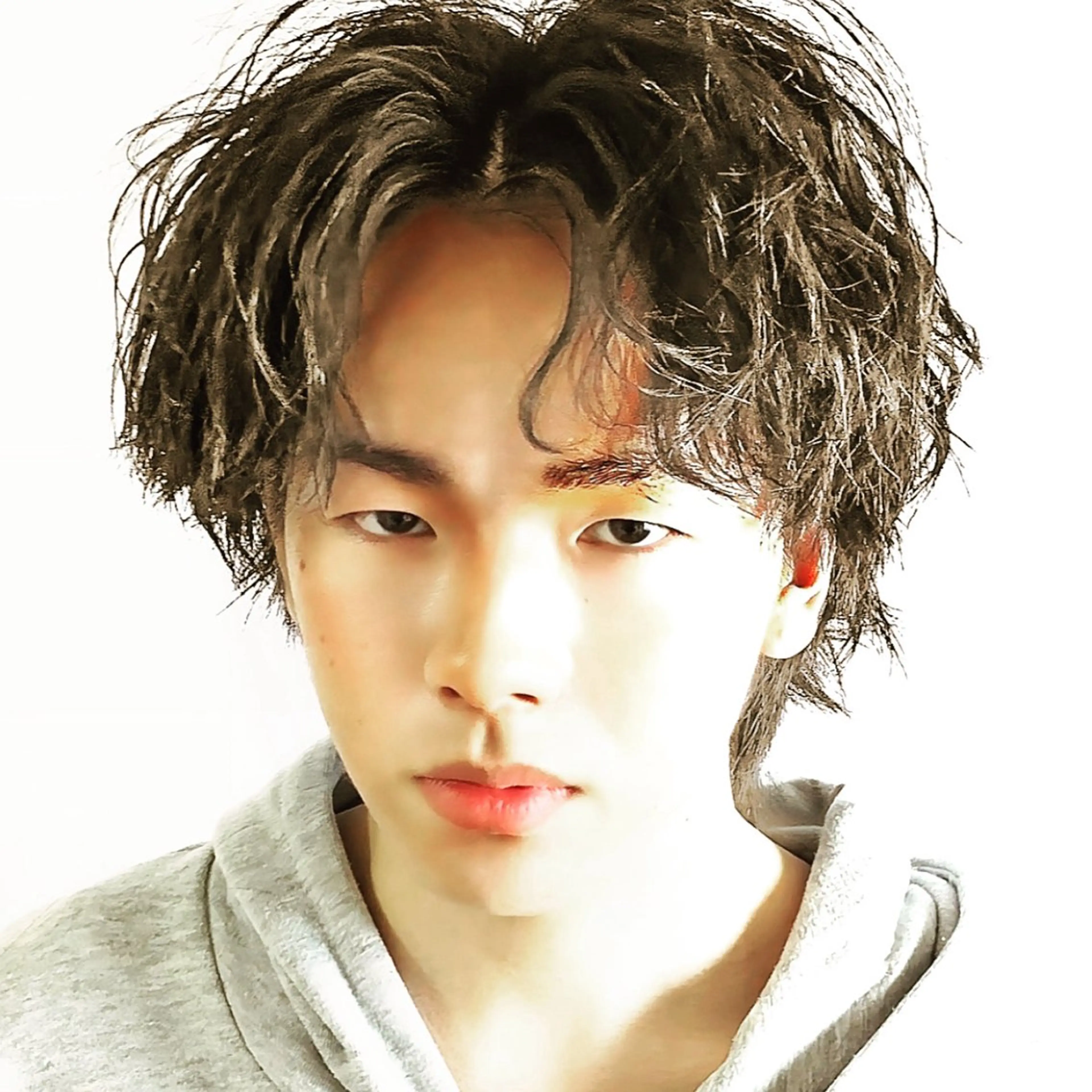 カラー メンズ カット ヘアカラー メンズ特化/上野 暖色カラー ダイチのヘアスタイル