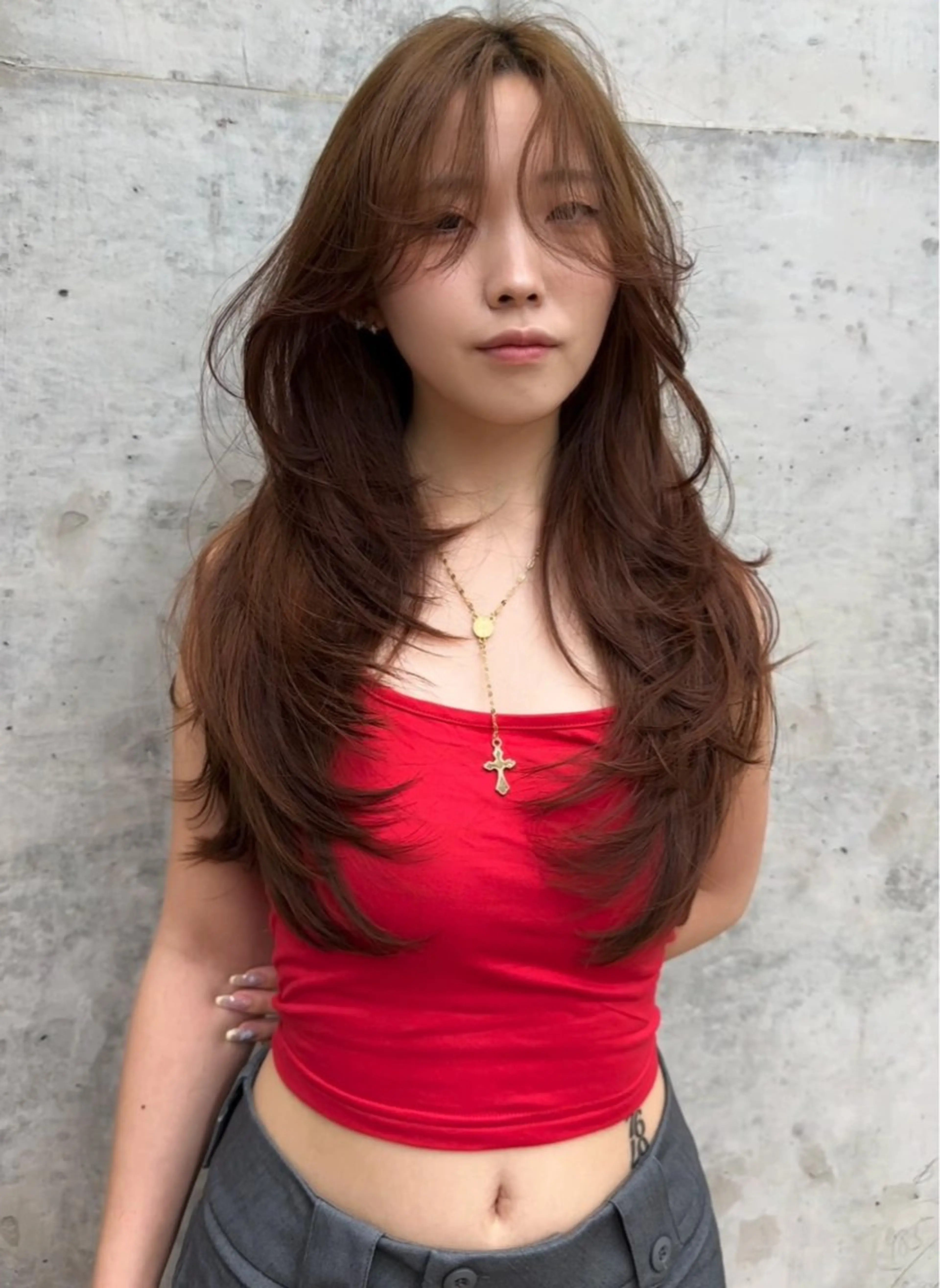 【お得すぎる㊗️】レイヤーカット＋ワンカラーケラチンtrの写真