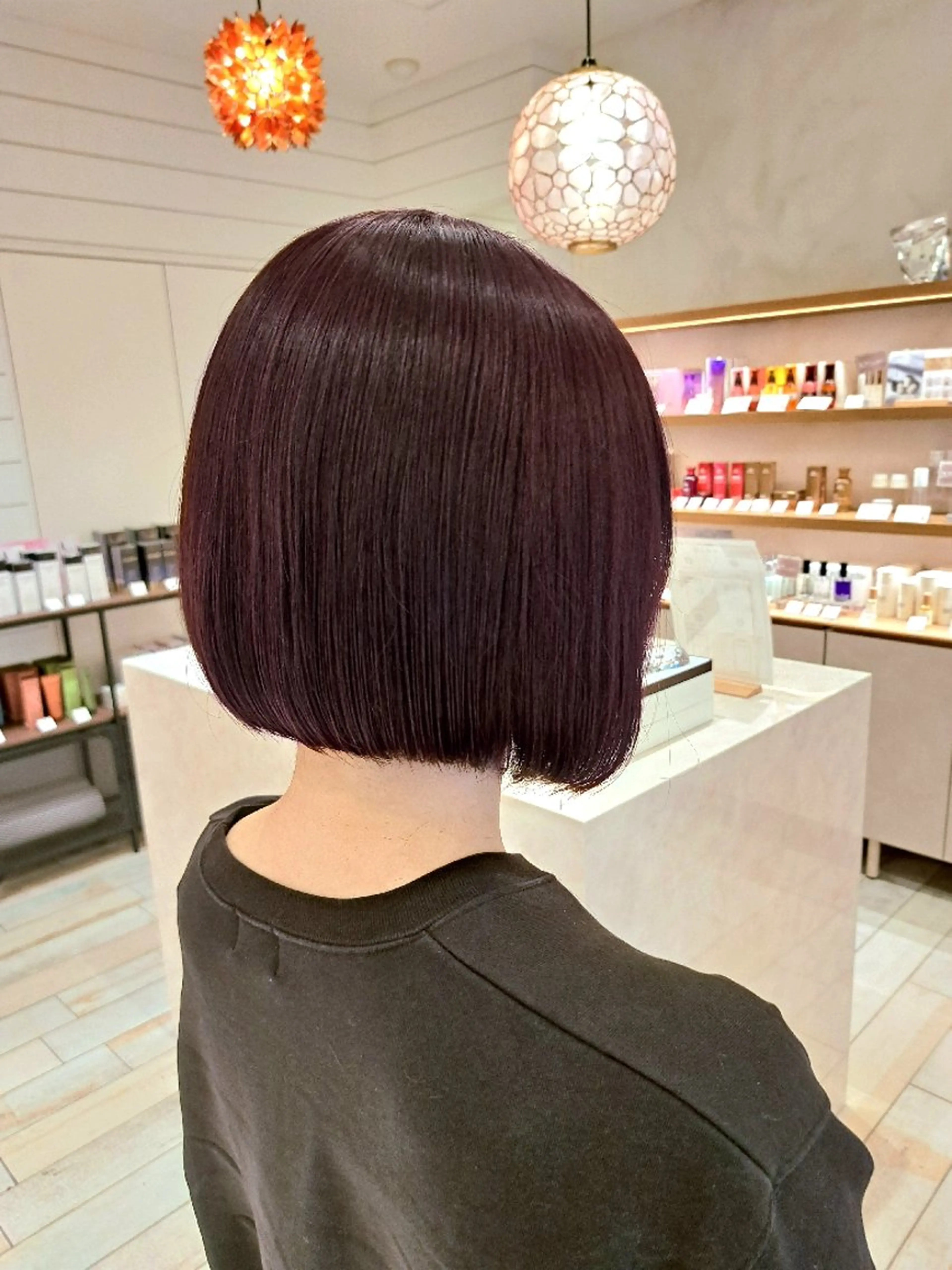 ショート カラー ラベンダーカラー ピンクカラー ピンクラベンダー カット ヘアカラー MIYU/渋谷/ 暖色/ベージュカラーのヘアスタイル
