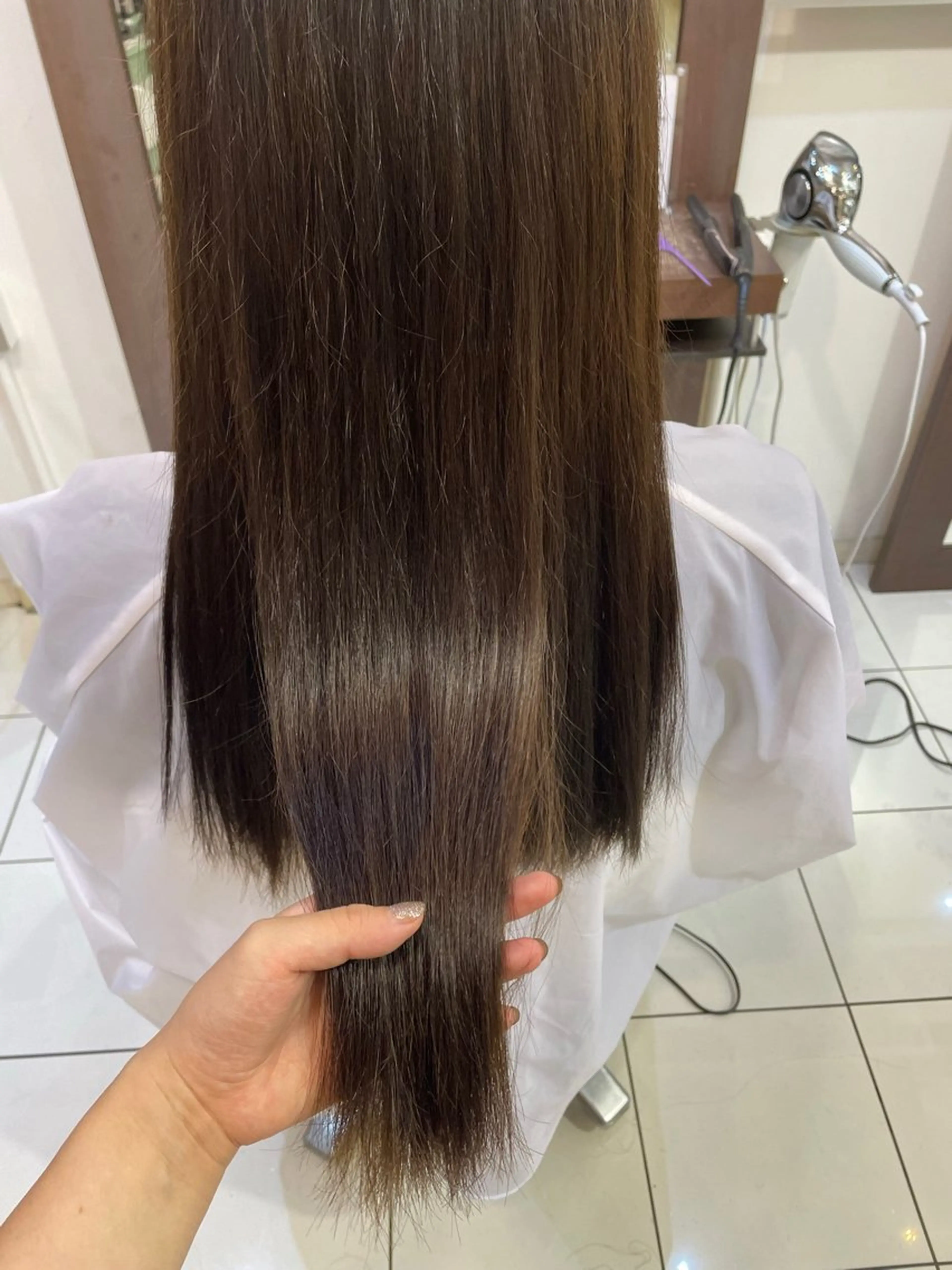 髪に優しいオーガニックヘアカラーの写真