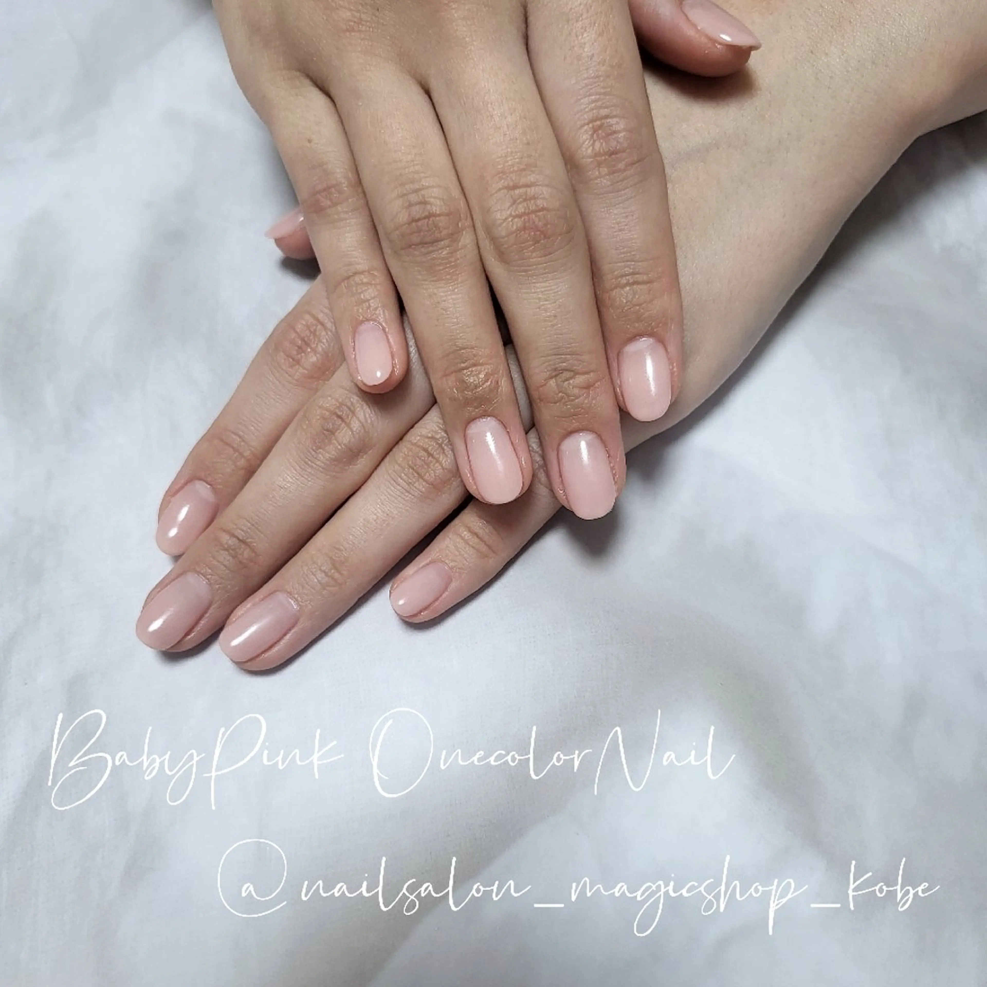 ネイル ジェルネイル グラデーション ピンク ソフトジェル ハンドネイル Nailsalon MagicShopのネイルデザイン