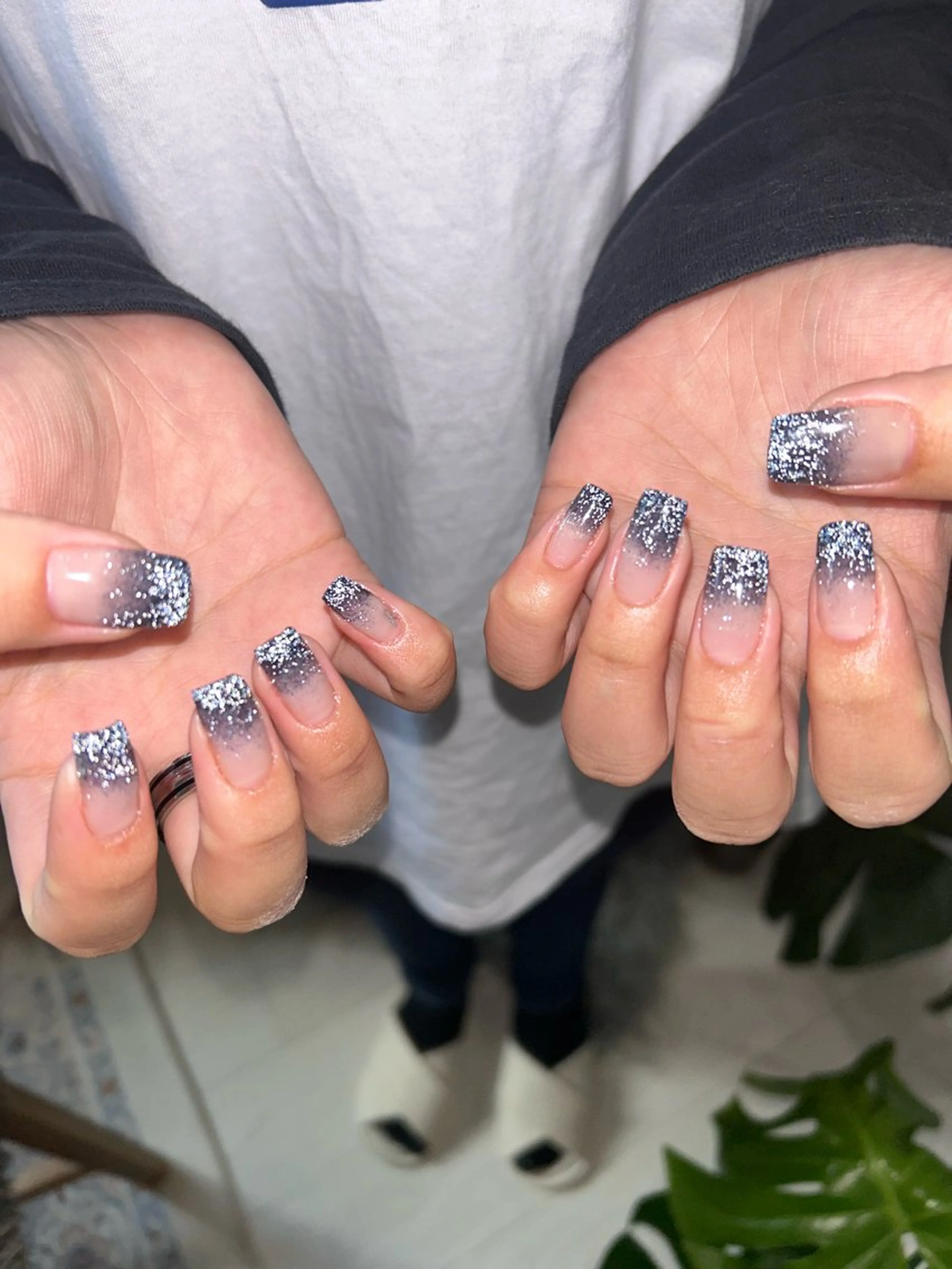 ネイル フラッシュネイル グラデーション mellow :所属・mellow:ｸﾙﾐ ﹡˖˟༝🎀˖˟ ༝のネイルデザイン