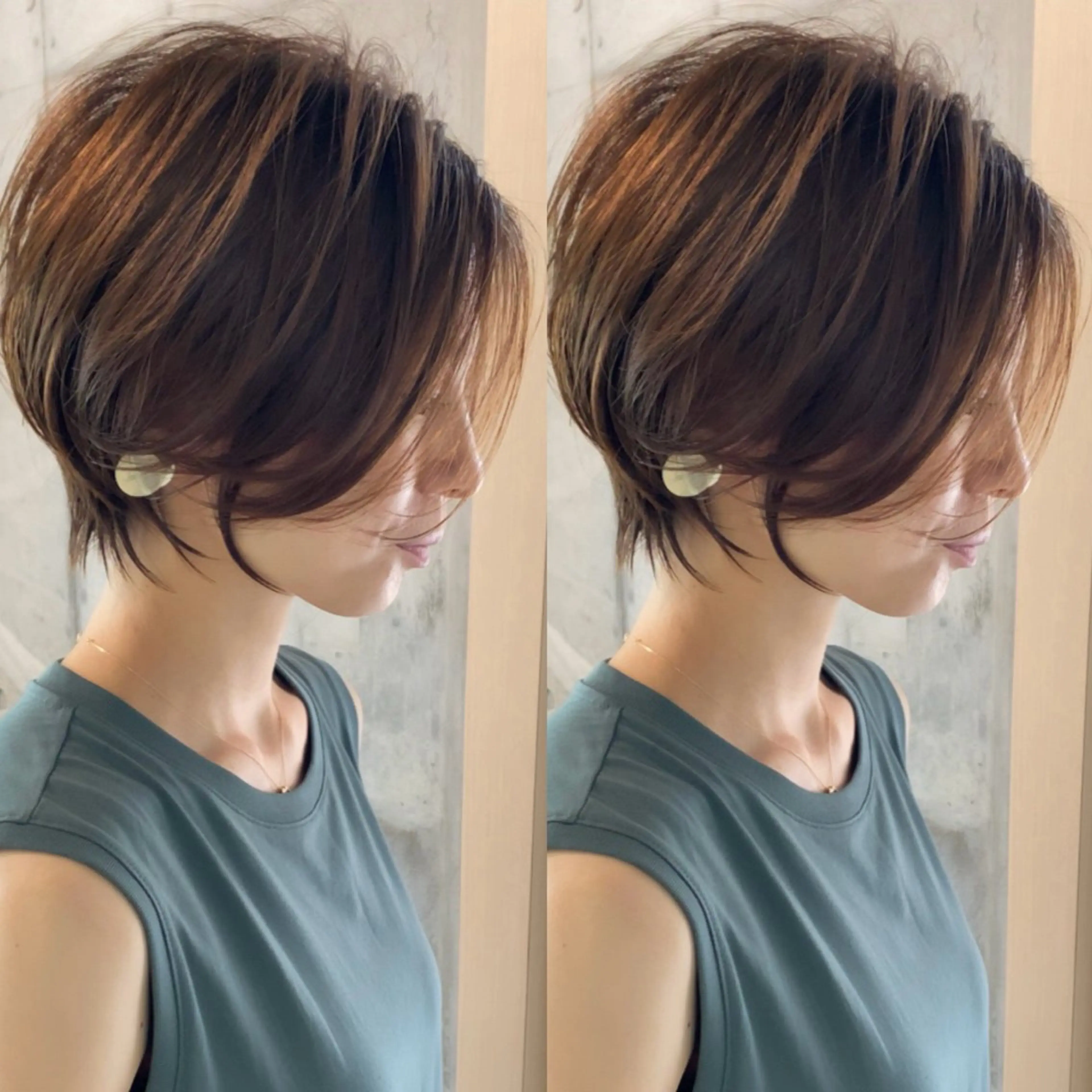 ショート カラー Laff新宿所属・縮毛矯正/ボブ 新宿/ショート/航輝のヘアスタイル