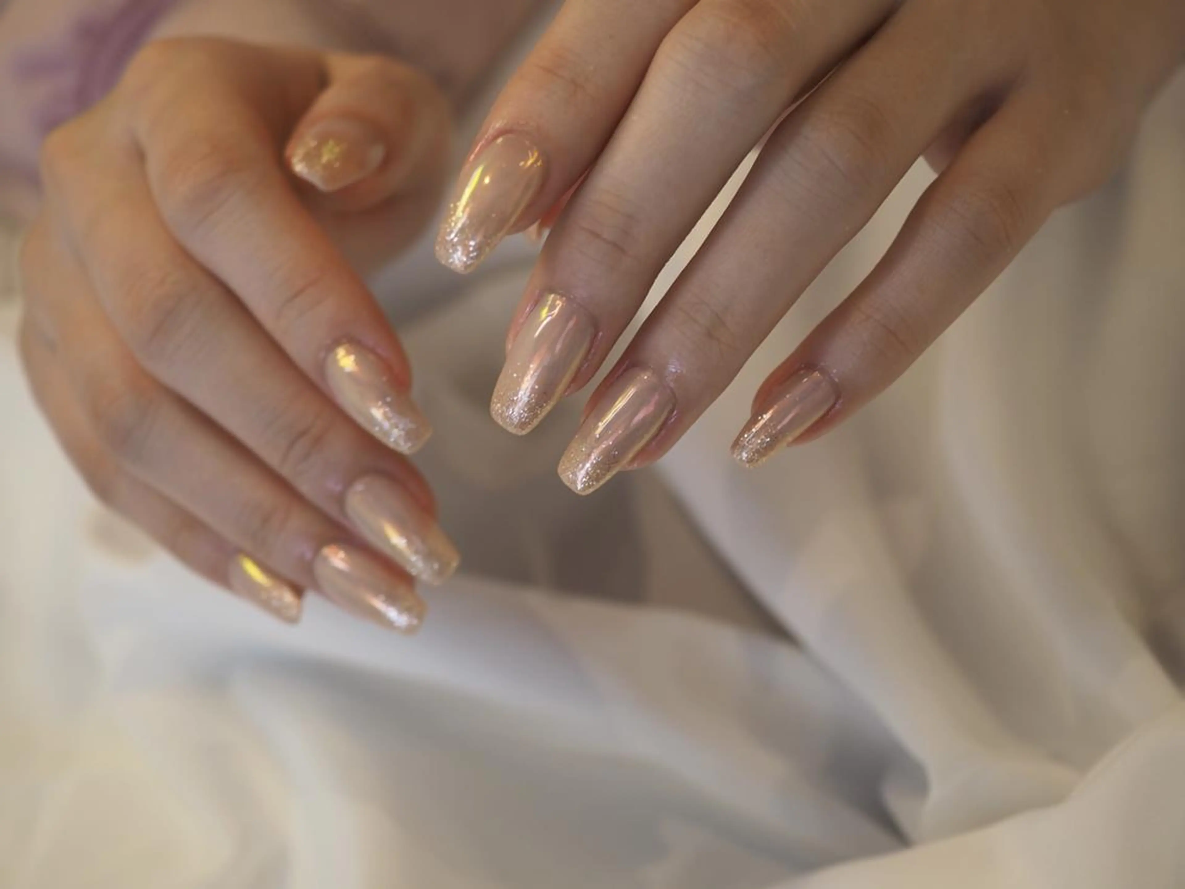 ネイル オーロラネイル フラッシュネイル 田中 （ネイリスト）のネイルデザイン