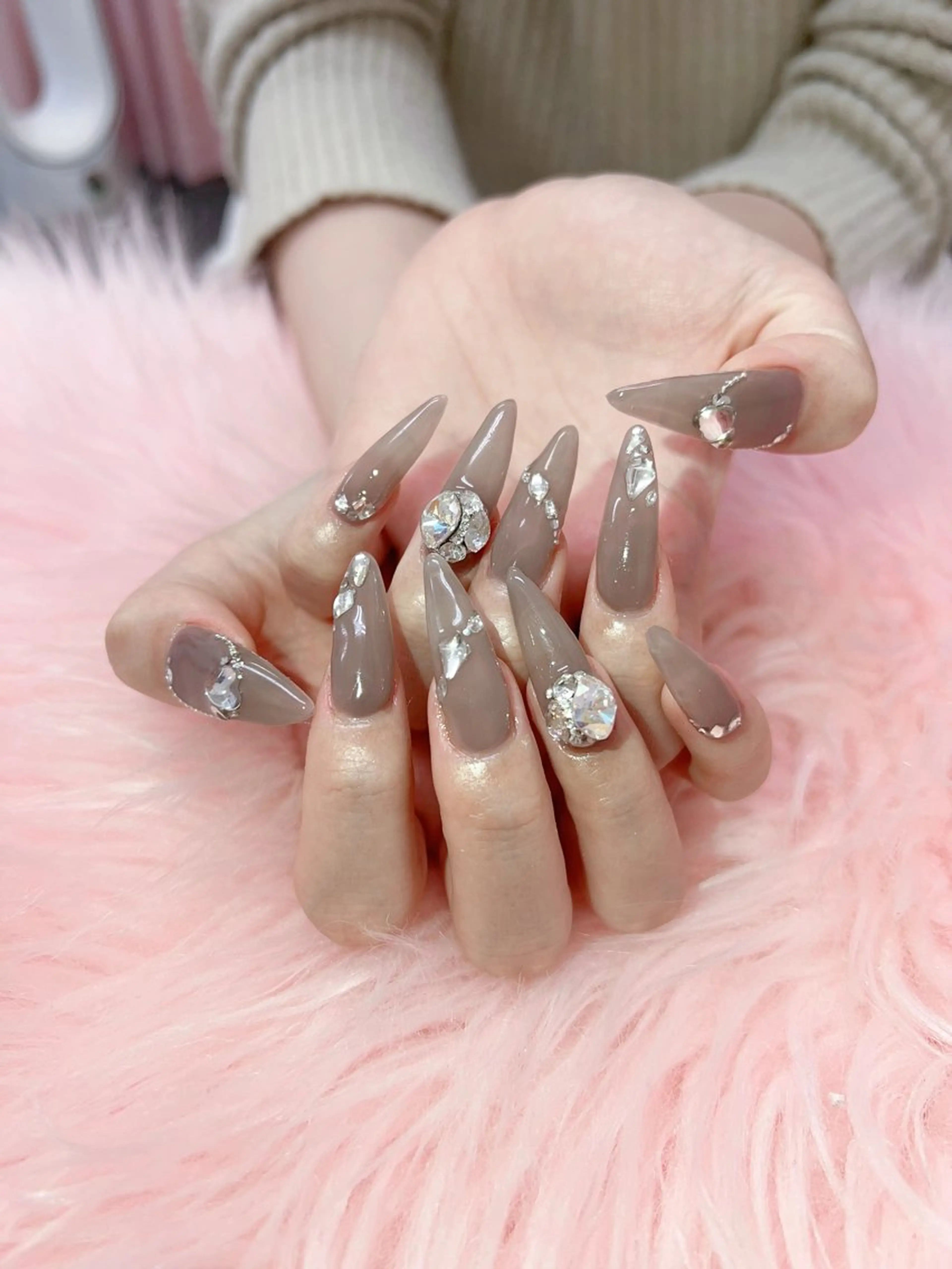 ネイル ハンドネイル 💜MIYA nail川崎店のネイルデザイン