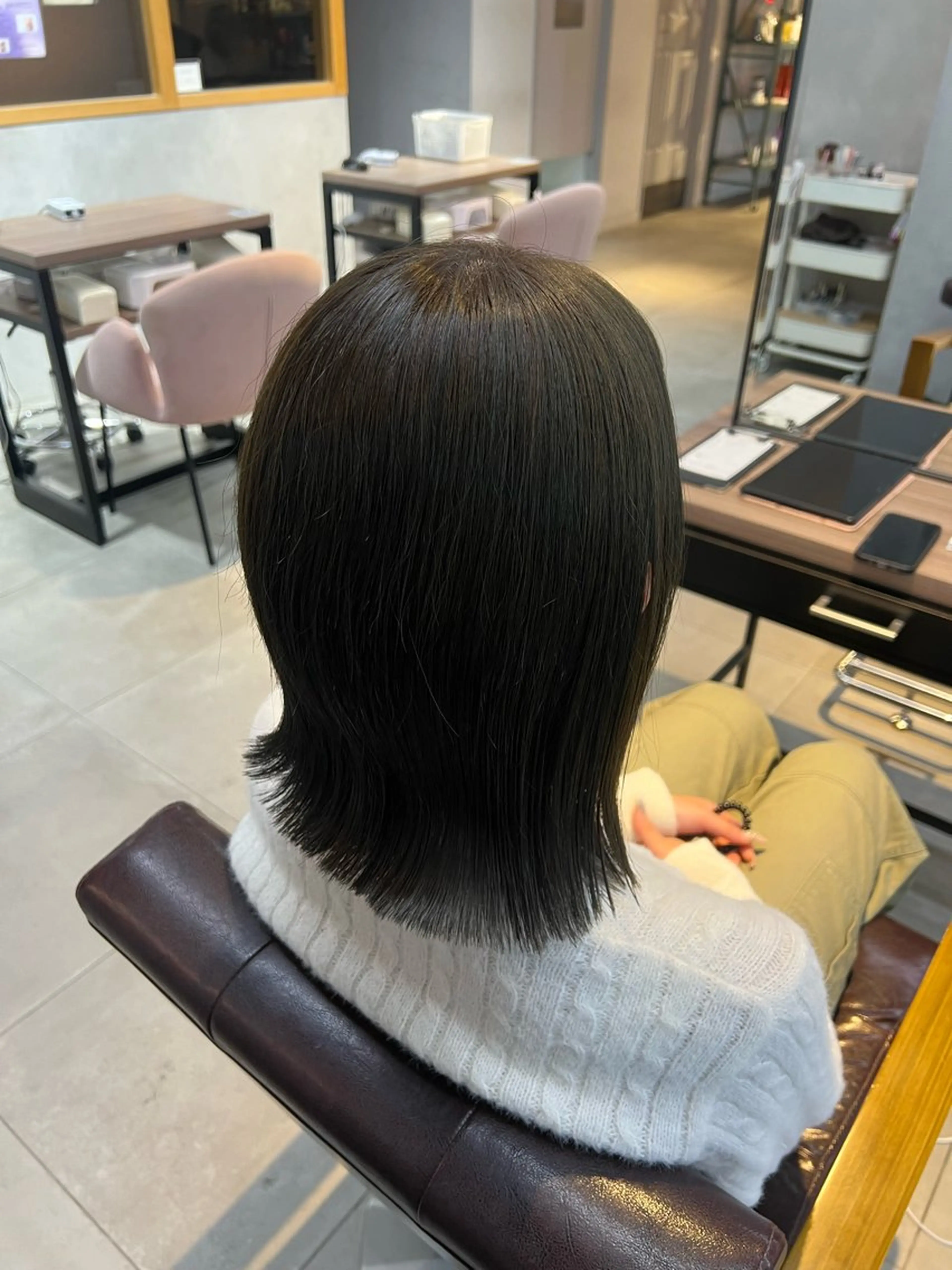 ミディアム ヘアカラー Kako🫧⭐️ アシスタント/モデルのヘアスタイル