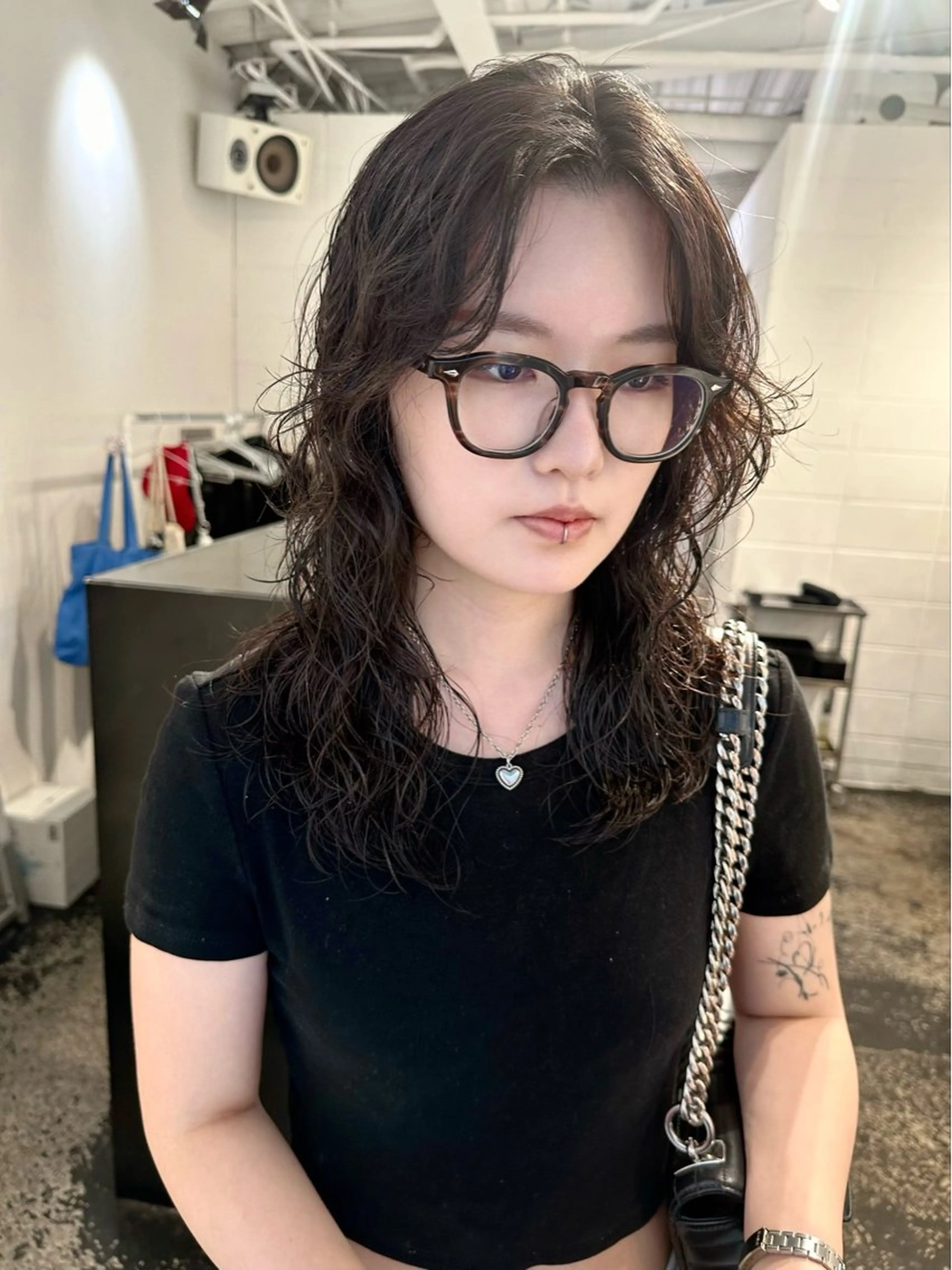 セミロング パーマ カット パーマ トリートメント レイヤーカット/艶髪 ✨💭KIRARIのヘアスタイル