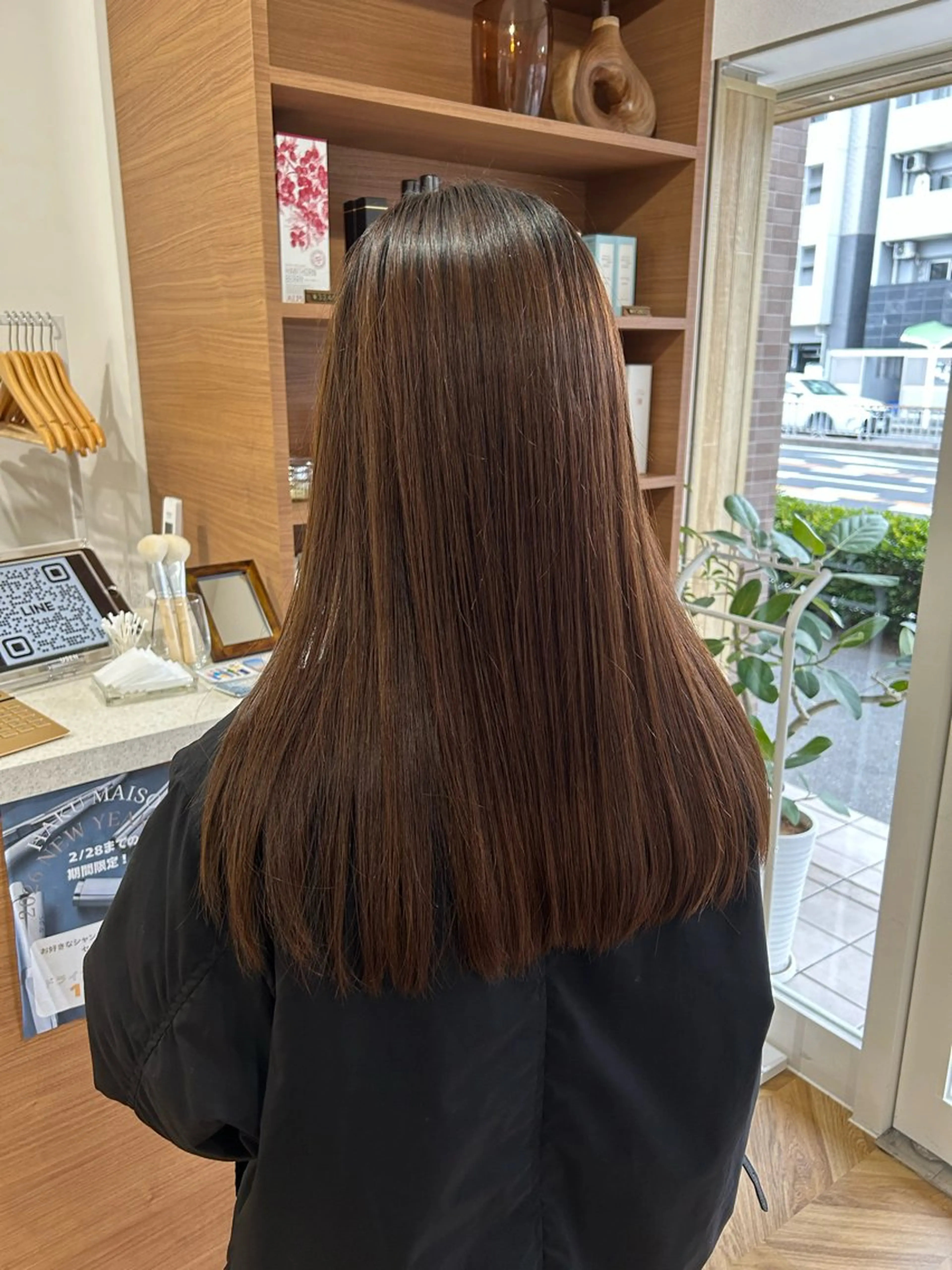 ロング 縮毛矯正 櫻井園子🌸 久屋大通/高岳のヘアスタイル