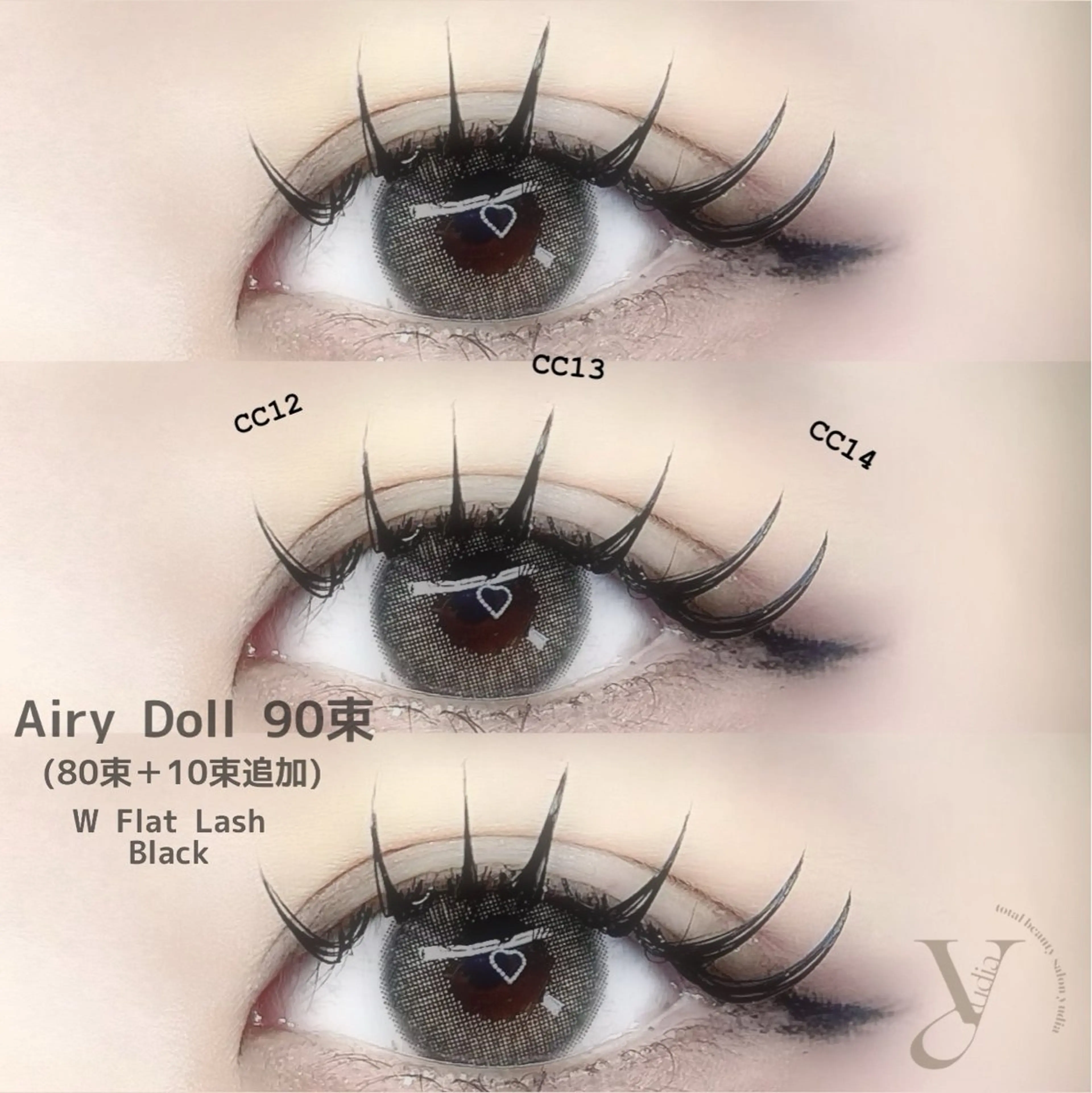 マツエク・マツパ フラットラッシュ 𝐧𝐞𝐨𝐧新宿 ❤️𝐀𝐲𝐚のマツエク・マツパデザイン