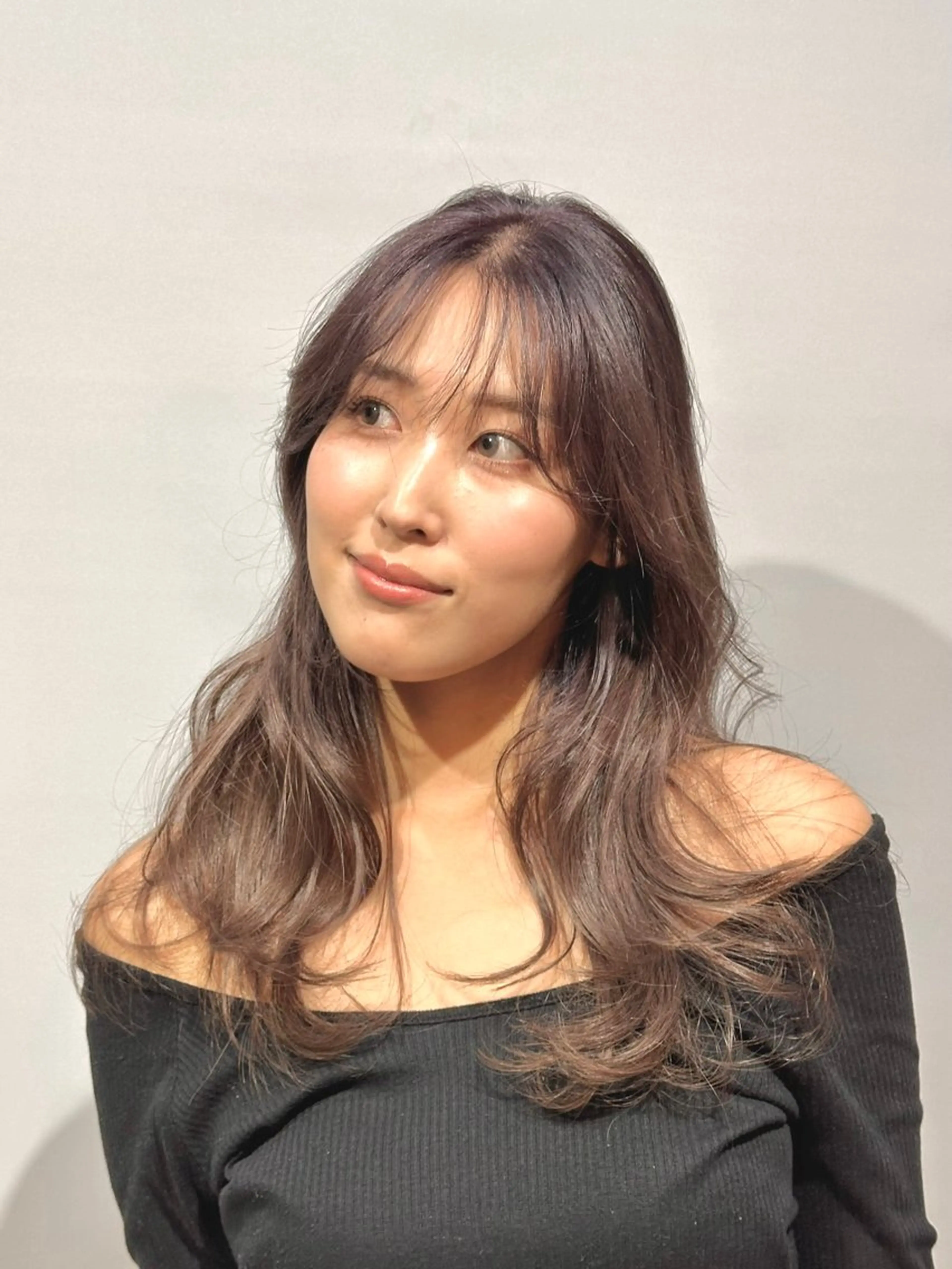 セミロング パーマ カット パーマ トリートメント ✂︎cadre✂︎ 🪶かまだれいし🪶のヘアスタイル