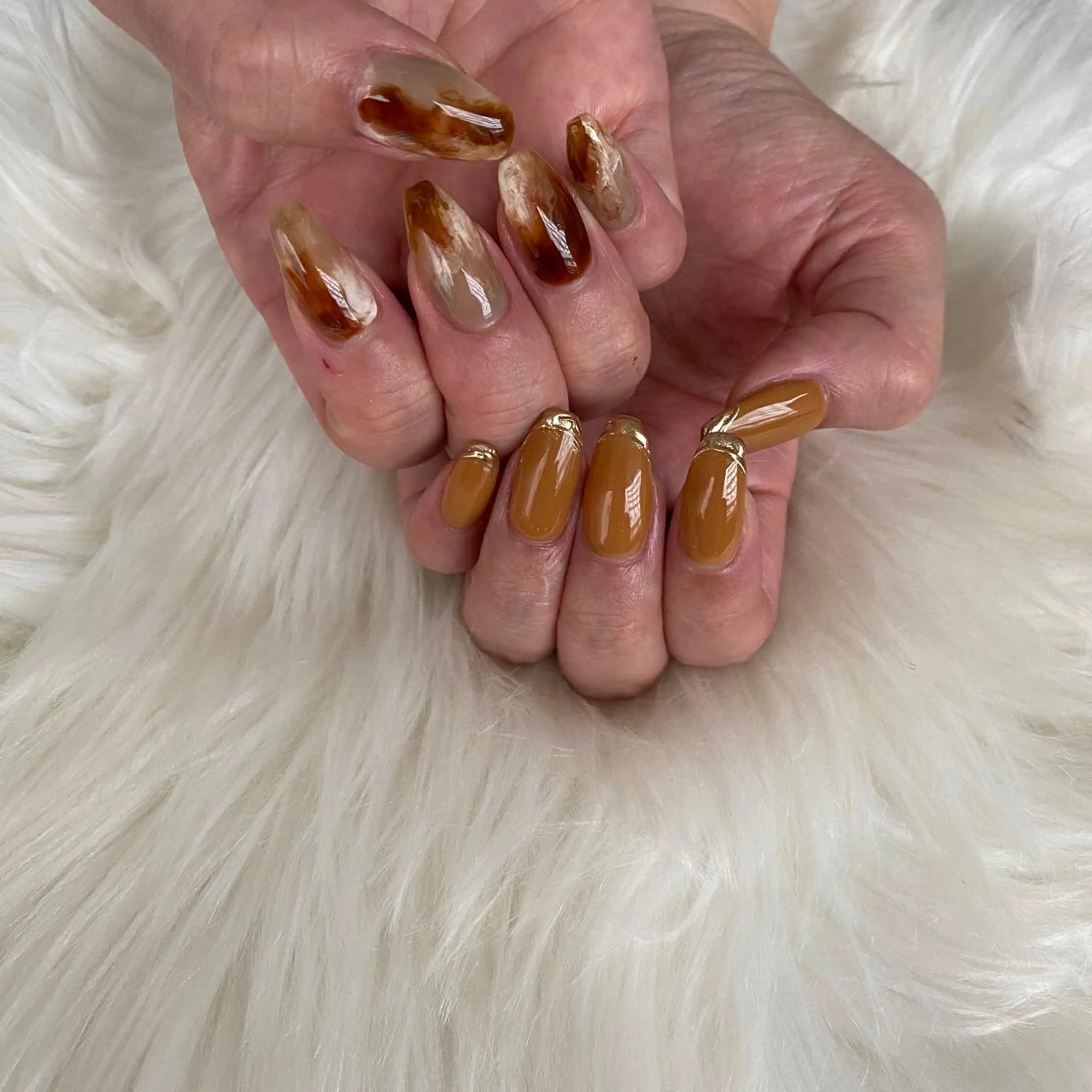 ネイル ハンドネイル 西岡 杏のネイルデザイン