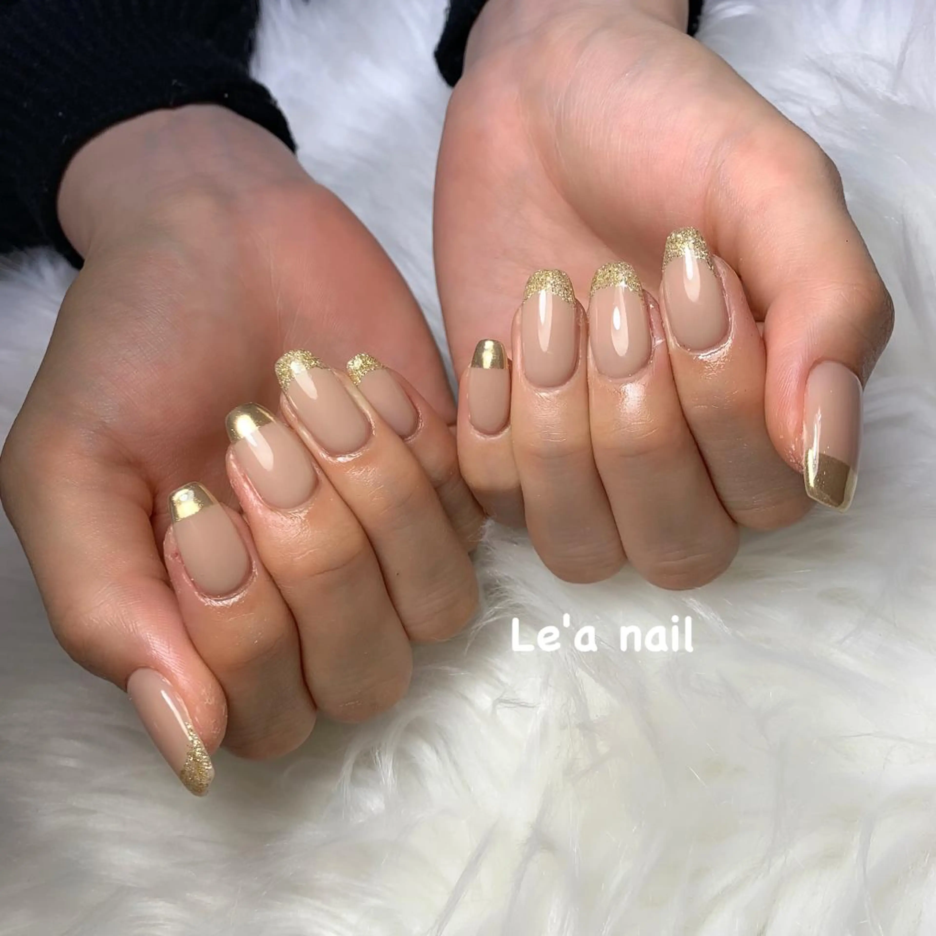 ネイル ラメ(グリッター) ミラーネイル 'mm所属・'mm  (ミリ) ＭＡＮＡＭＩのネイルデザイン