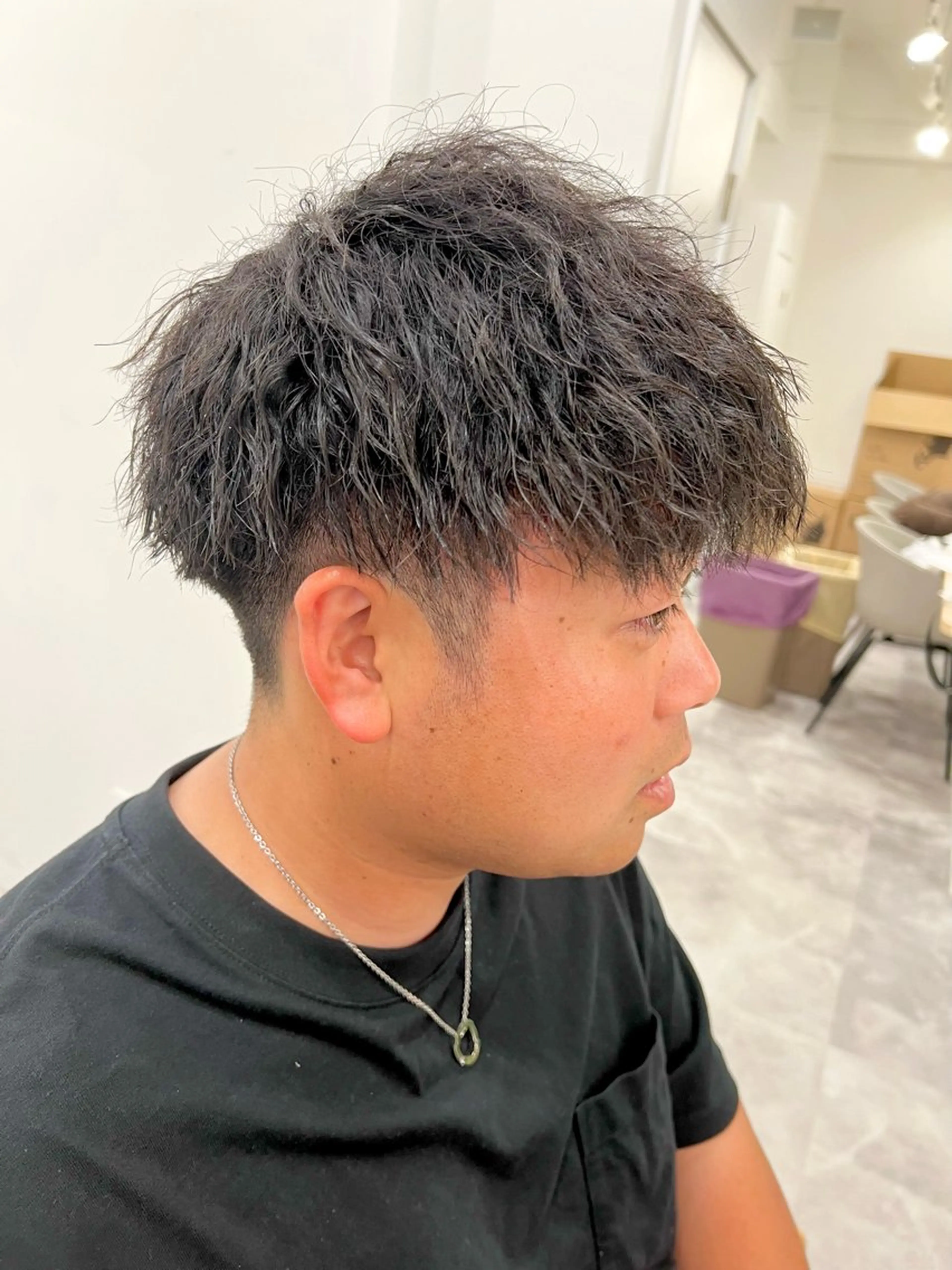 🦋【メンズ人気NO.1】✨️カット＋ツイストパーマ✂️の写真