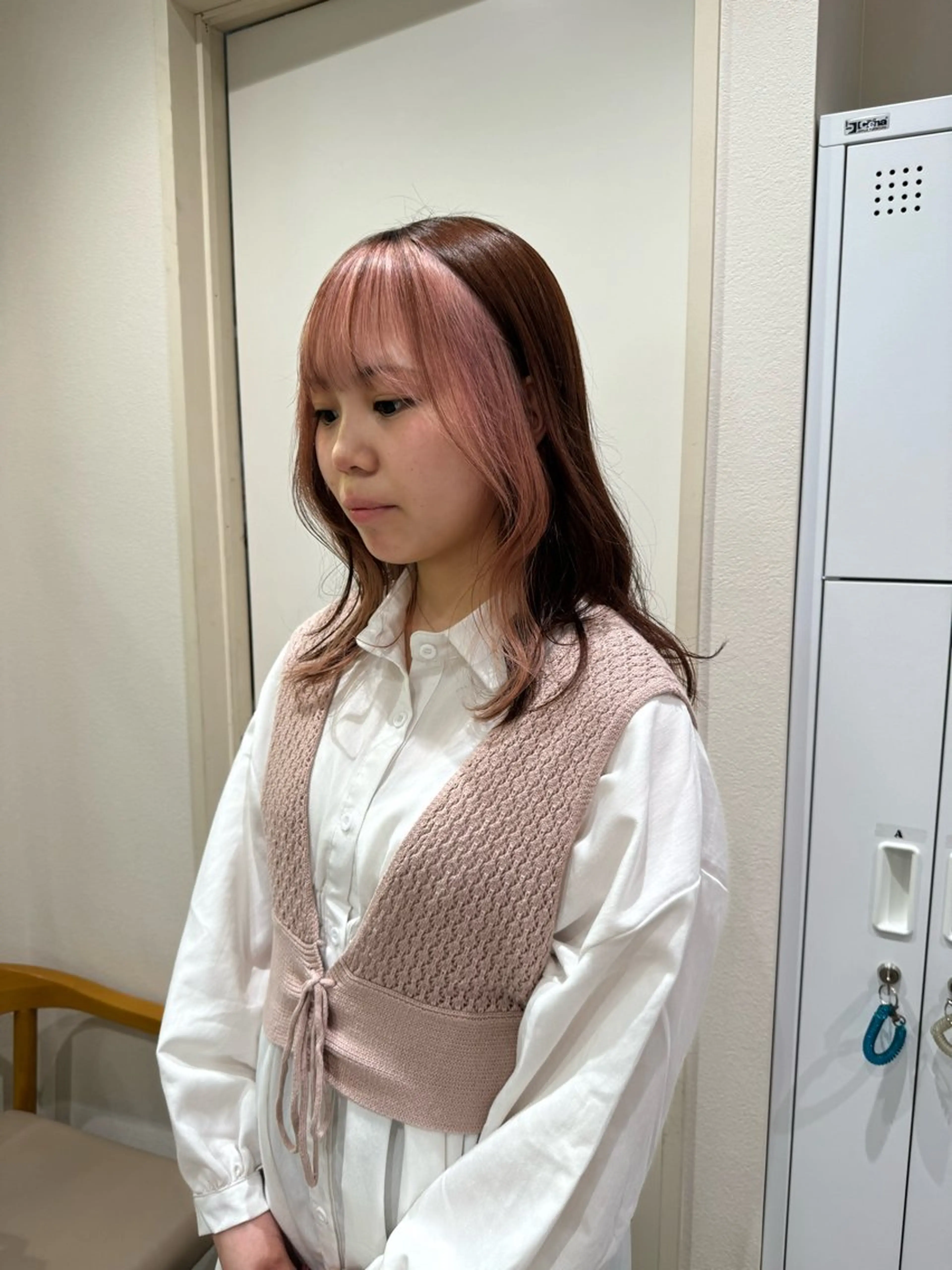 ミディアム カット ヘアカラー eNN「エン」所属・武田 昇竜のヘアスタイル