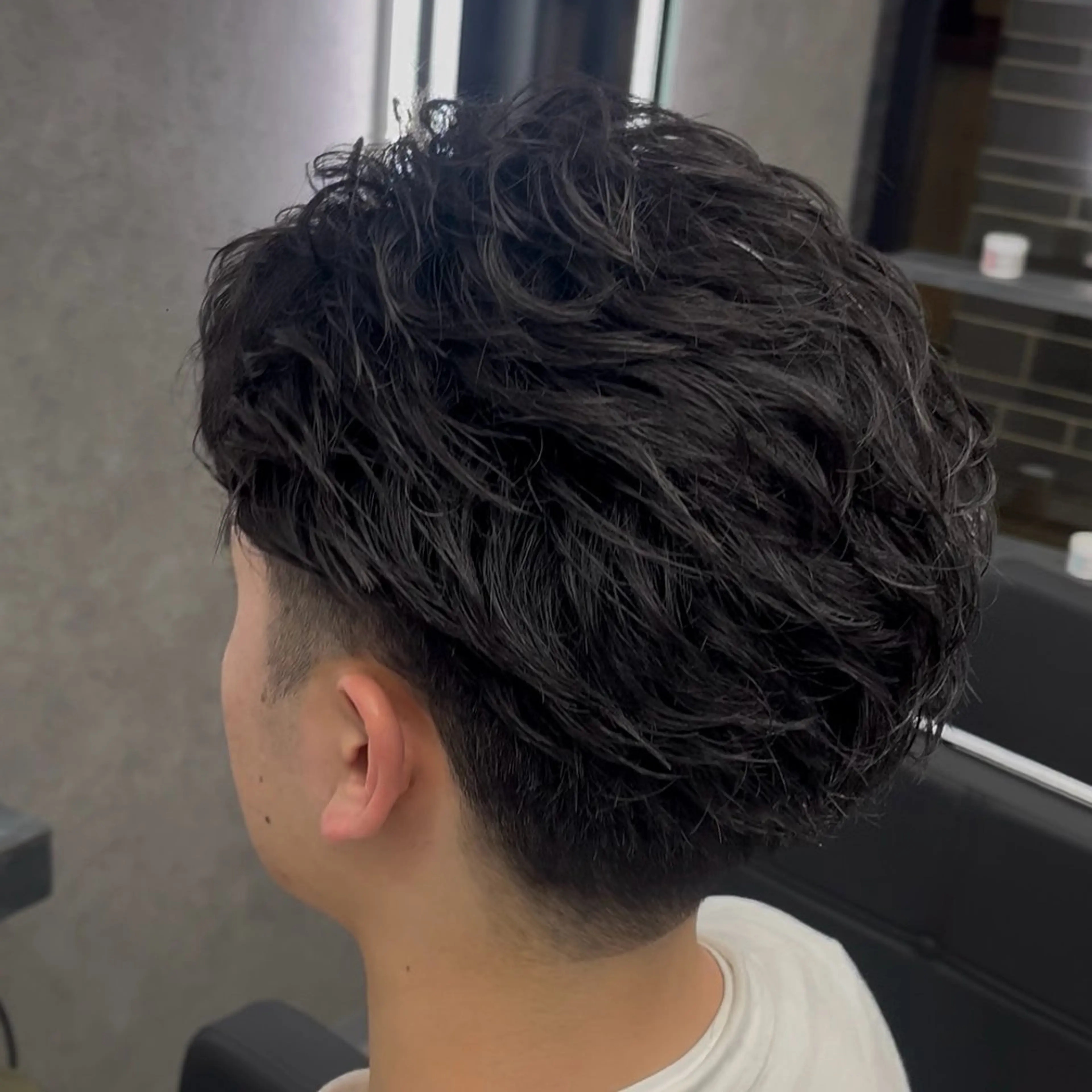 ショート ヘアアレンジ メンズ センターパート カット 【札幌メンズ特化】 🔥RIKU🔥のヘアスタイル