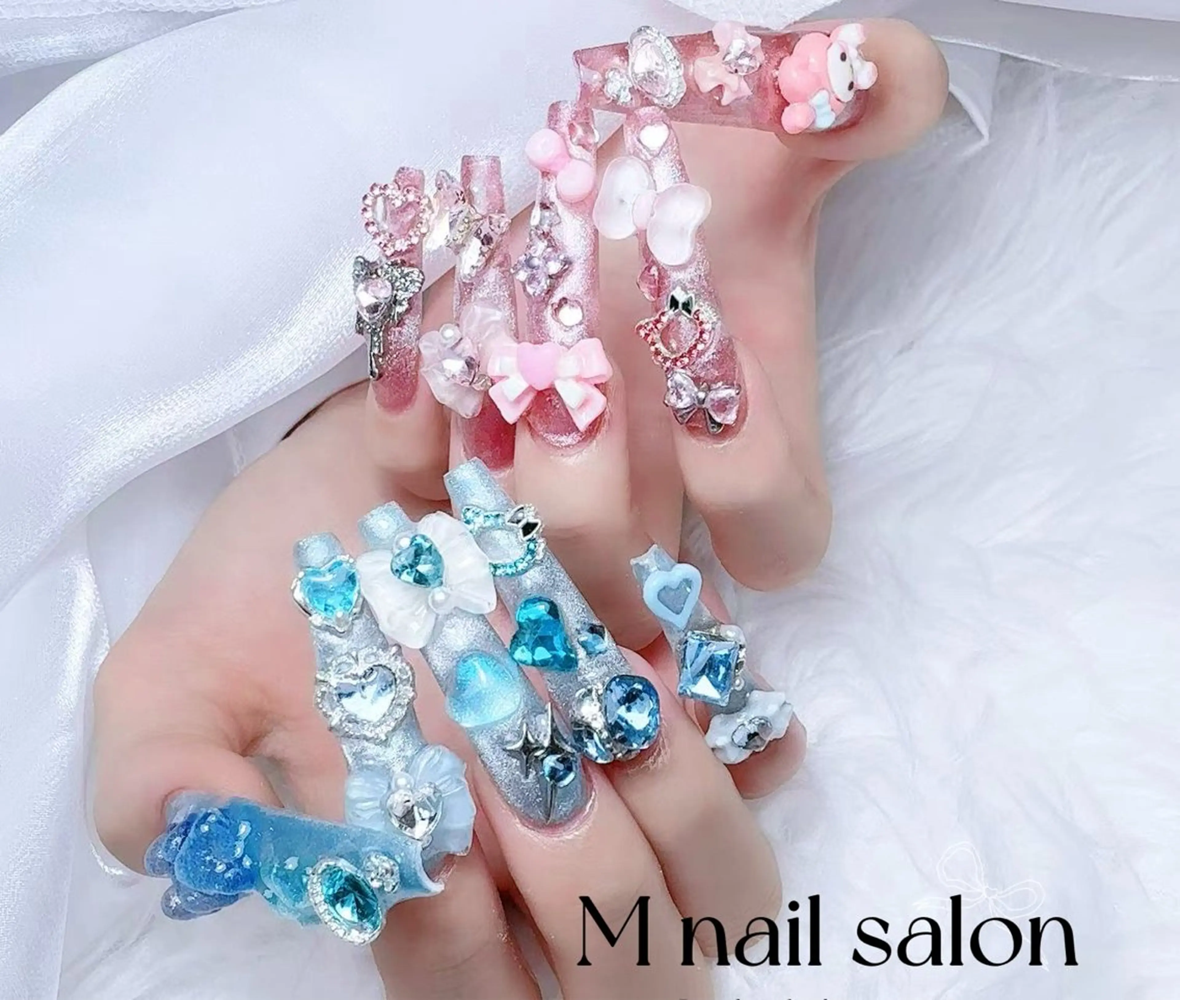 ネイル ハンドネイル M🌷nail 長さだし専門店のネイルデザイン
