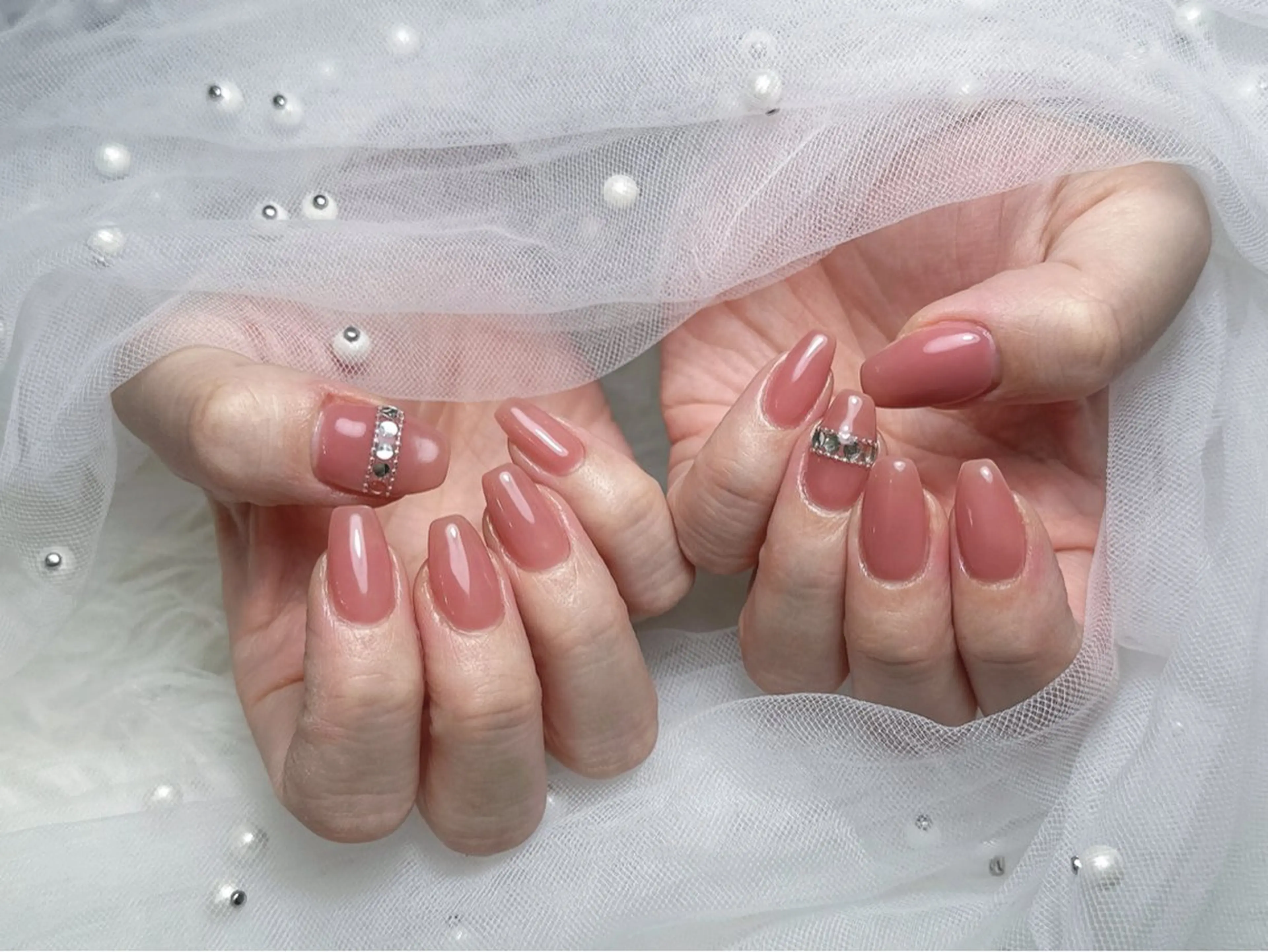 ネイル ハンドネイル 【Eclat ｴｸﾗ】nail＆beauty所属・Eclat〔ｴｸﾗ〕 MOEKA𝜗𝜚*のネイルデザイン