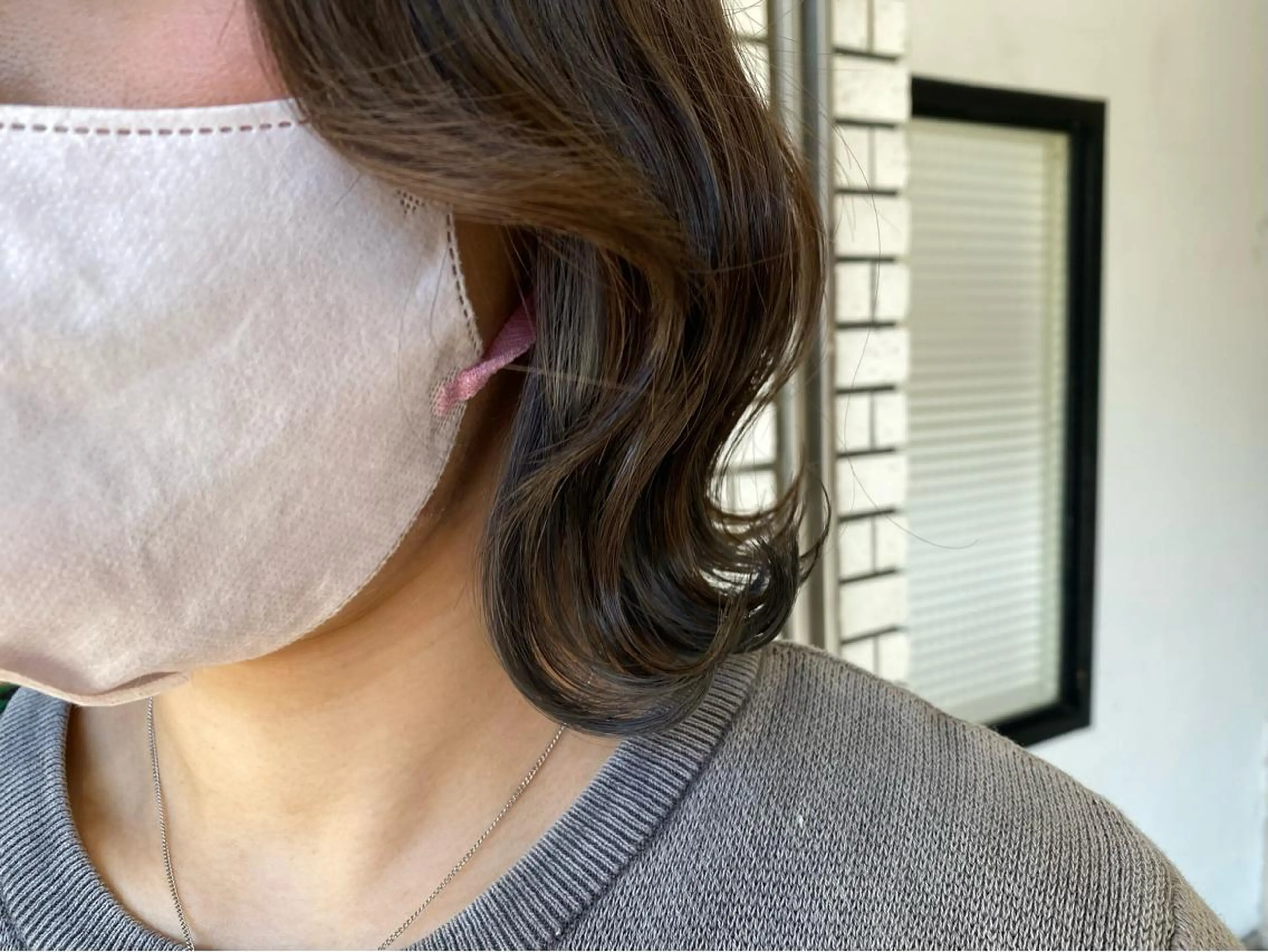 ミディアム カラー グレージュ ducha所属・DUCHA Tomida naoのヘアスタイル