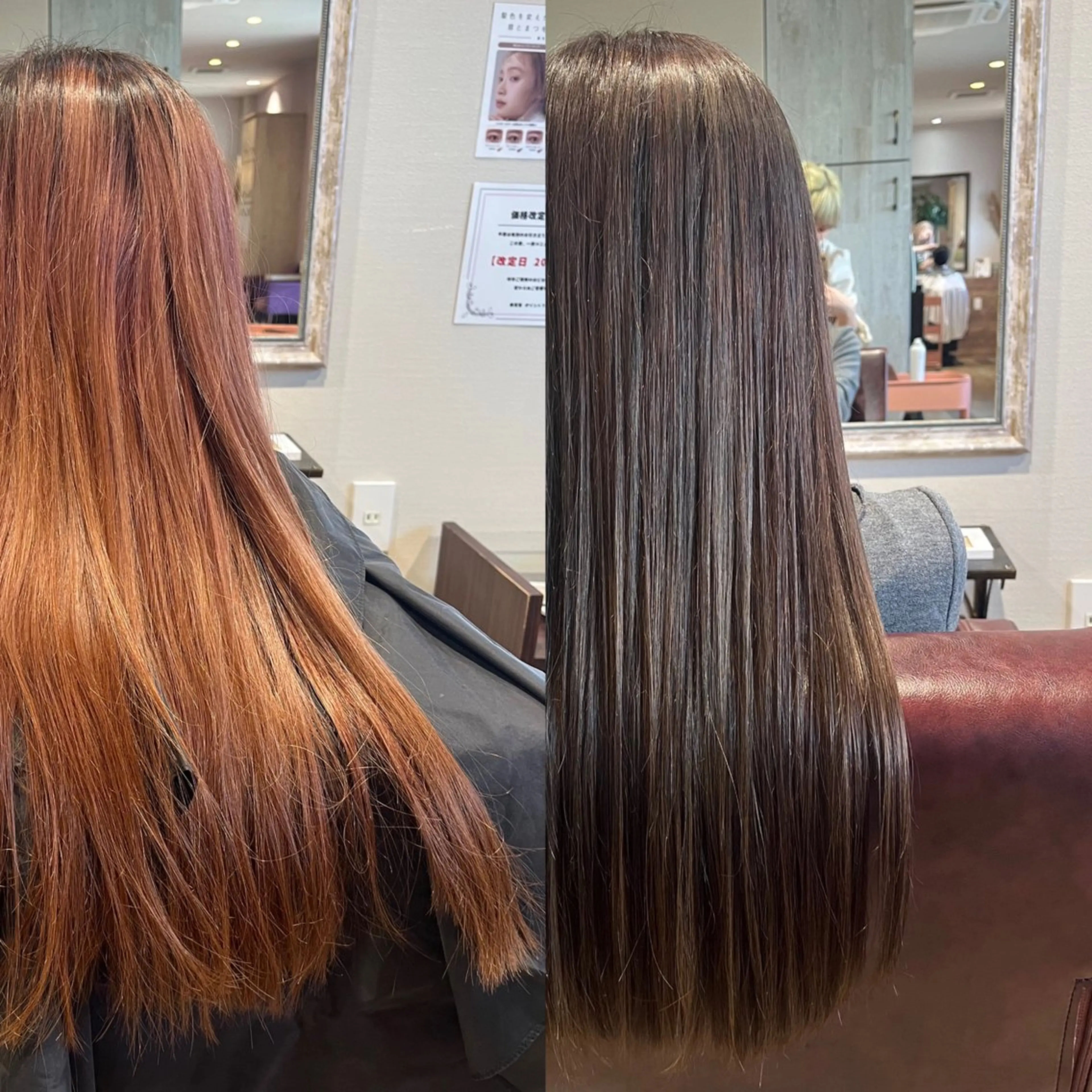 ロング カット ヘアカラー トリートメント フルールドソレイユ所属・♡ナナコ♡ レイヤー/艶髪のヘアスタイル