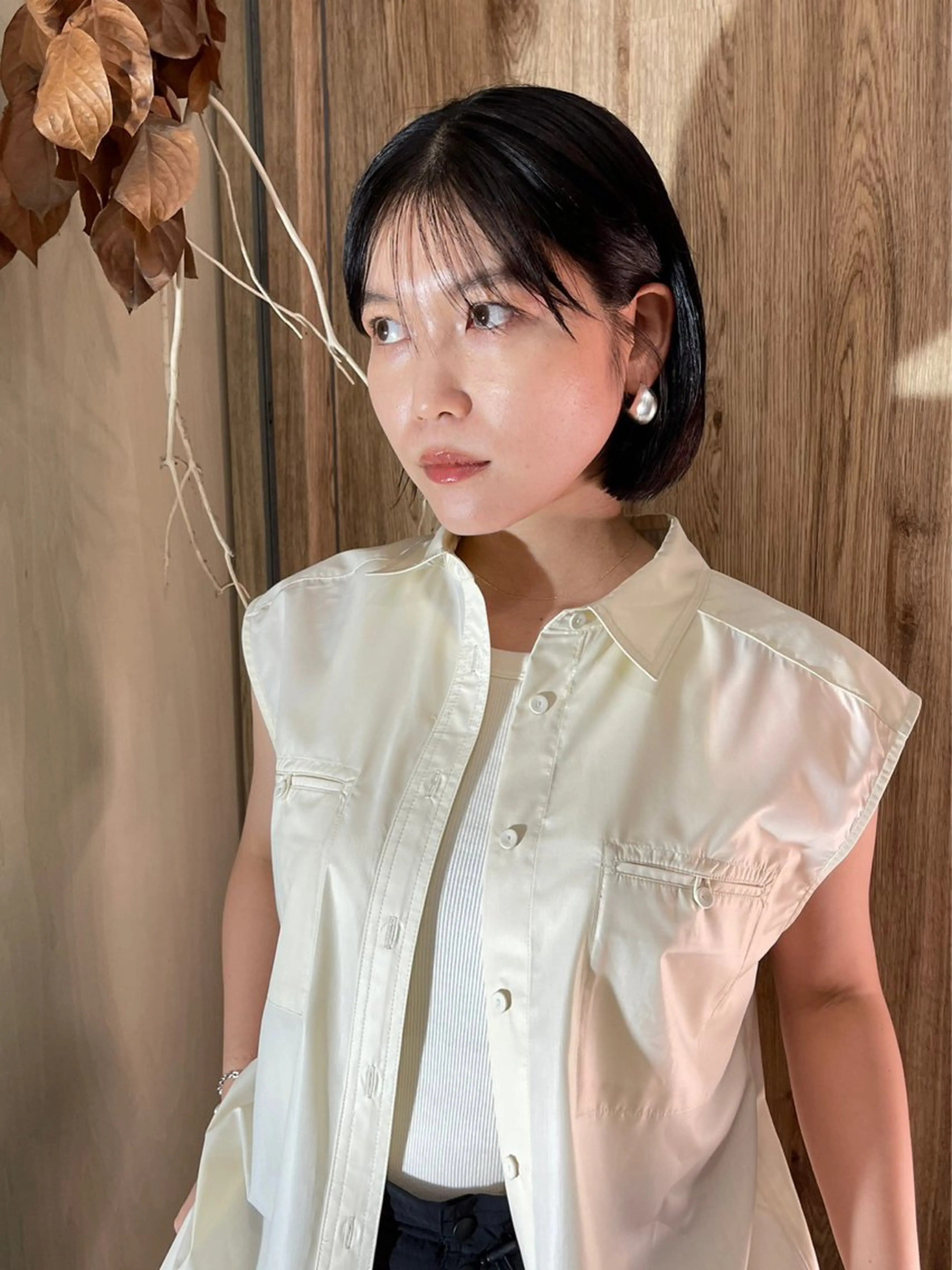 ショート カラー ボブ 似合わせカット カット ヘアカラー トリートメント (h)wim ウィムのヘアスタイル