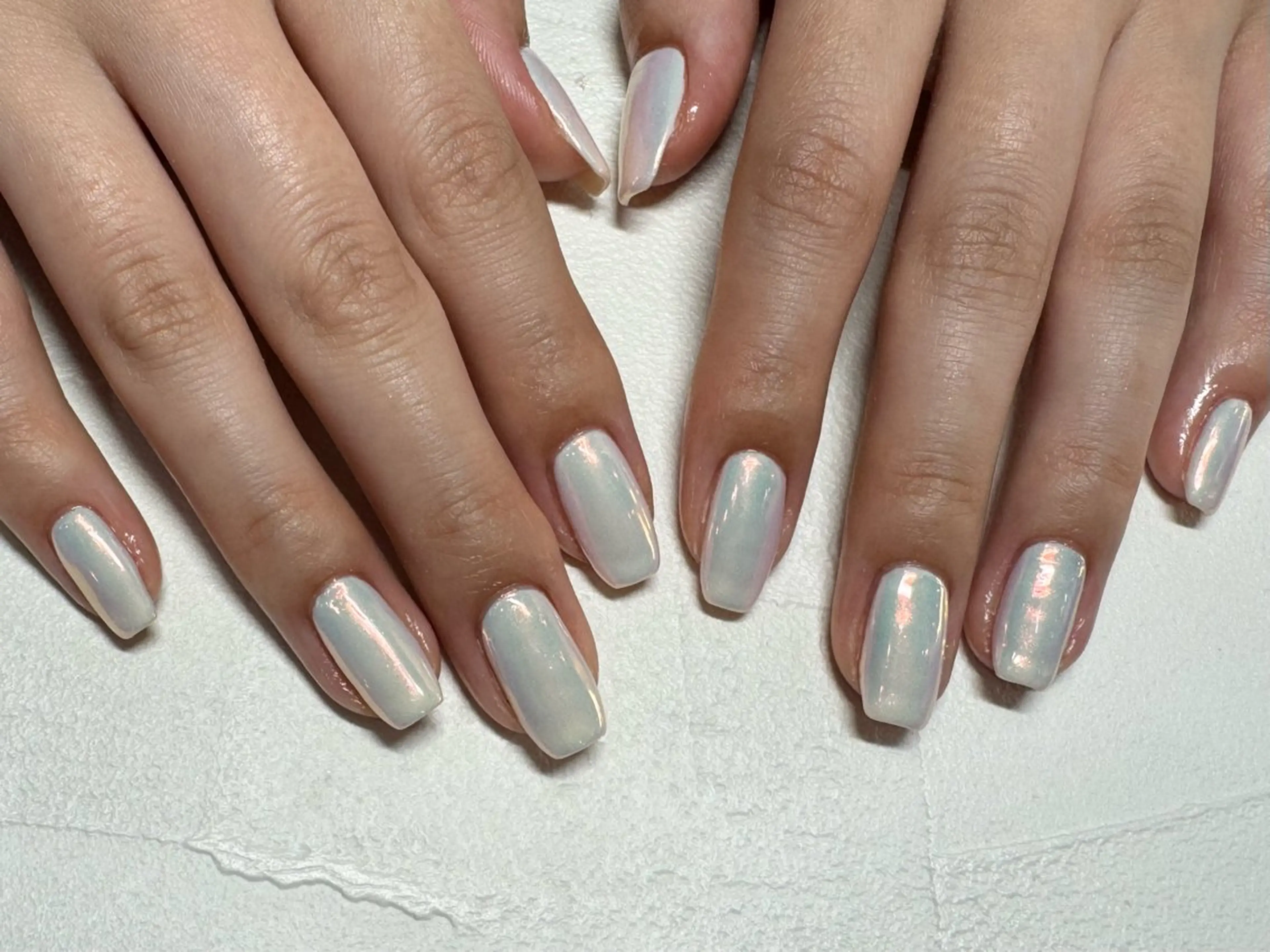 ネイル ミラーネイル ワンカラーネイル sudo ⭐︎のネイルデザイン