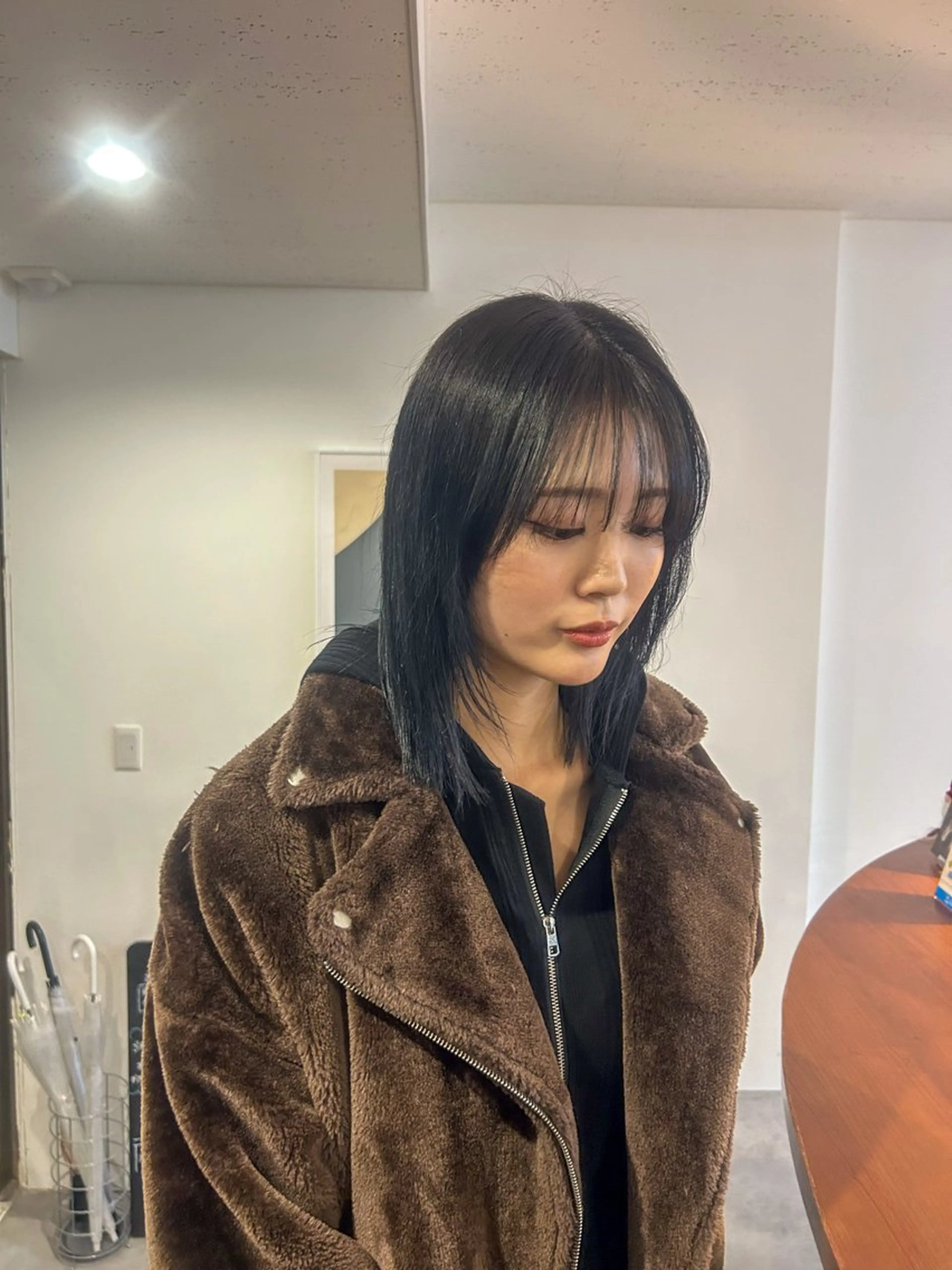 セミロング トリートメント カット ヘアカラー トリートメント ARATA / tap/県庁近くのヘアスタイル