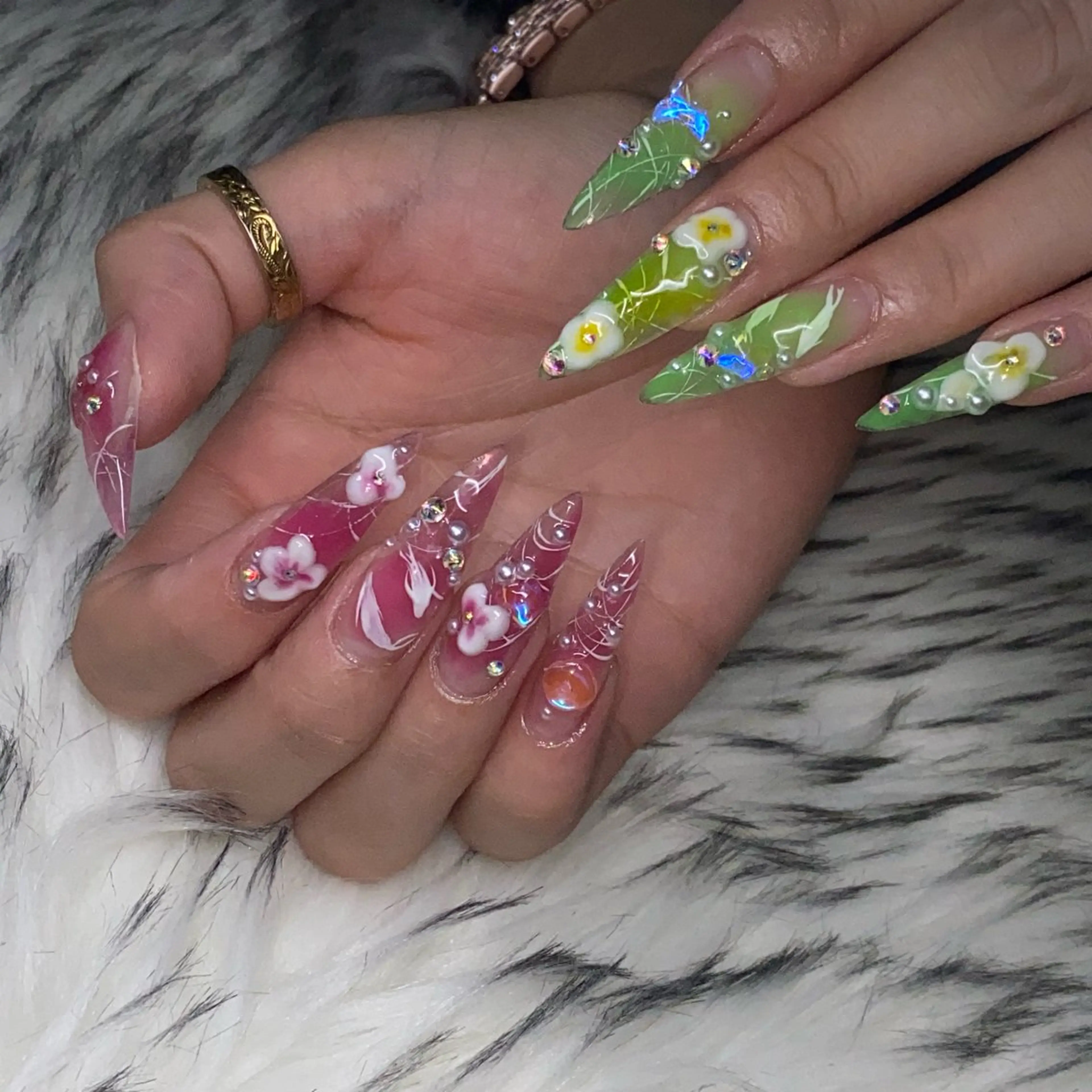 ネイル ハンドネイル la vie  Luire所属・la vie Luire ｱｽｶのネイルデザイン