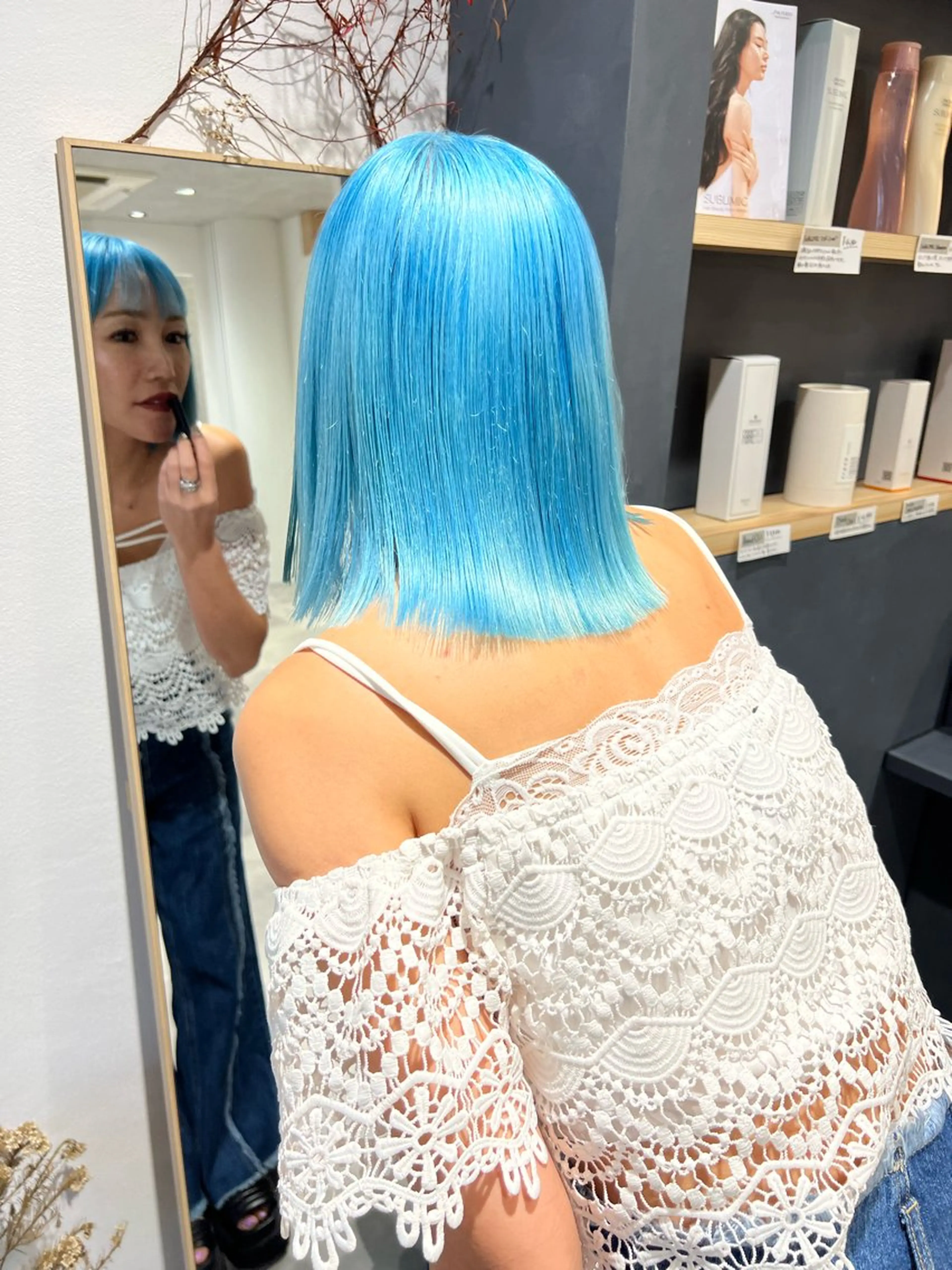 ミディアム カット ヘアカラー トリートメント AI TOKYO　S所属・mizuki 【韓国レイヤー】のヘアスタイル