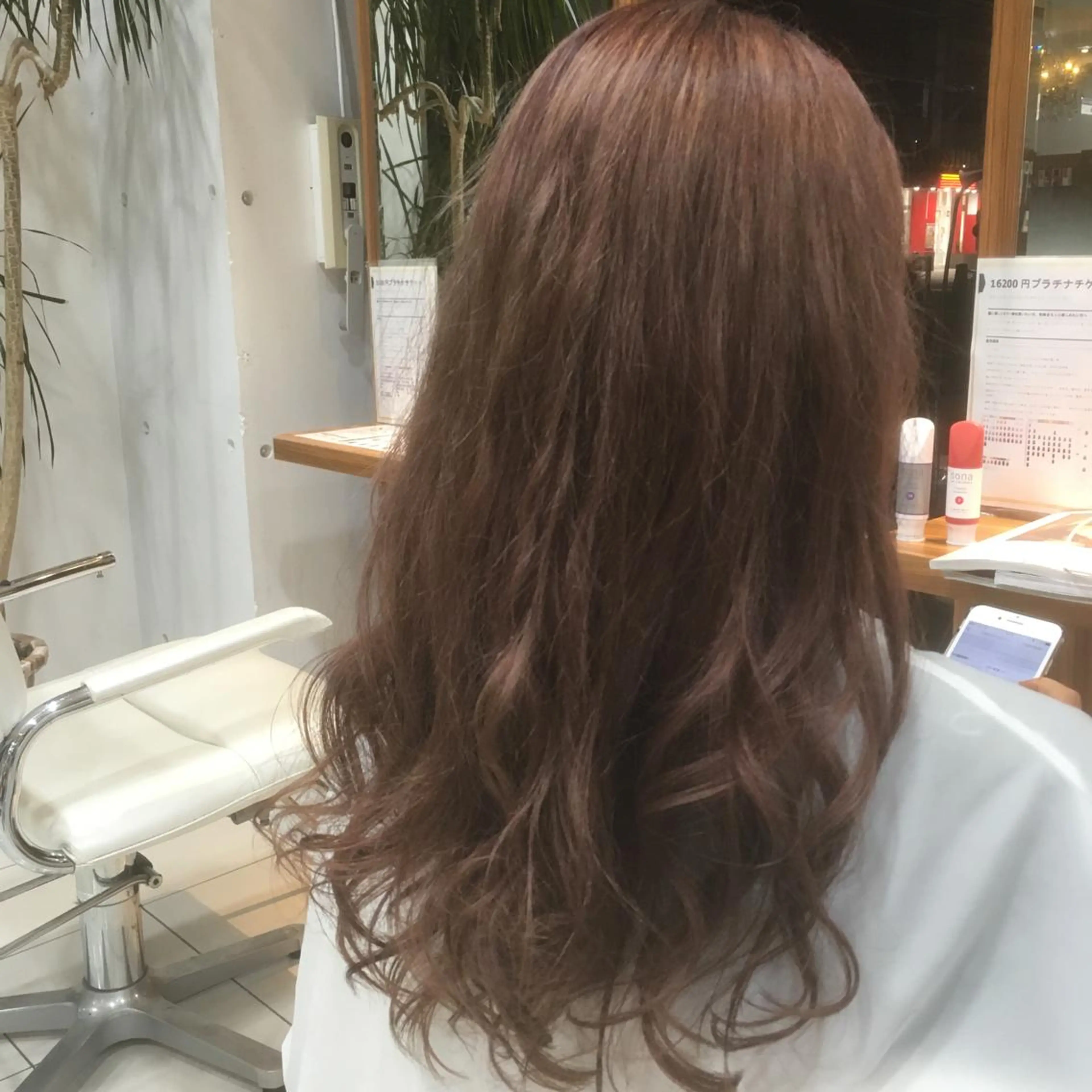 ミディアム カラー 白髪ぼかしハイライト 柳川拓哉のヘアスタイル