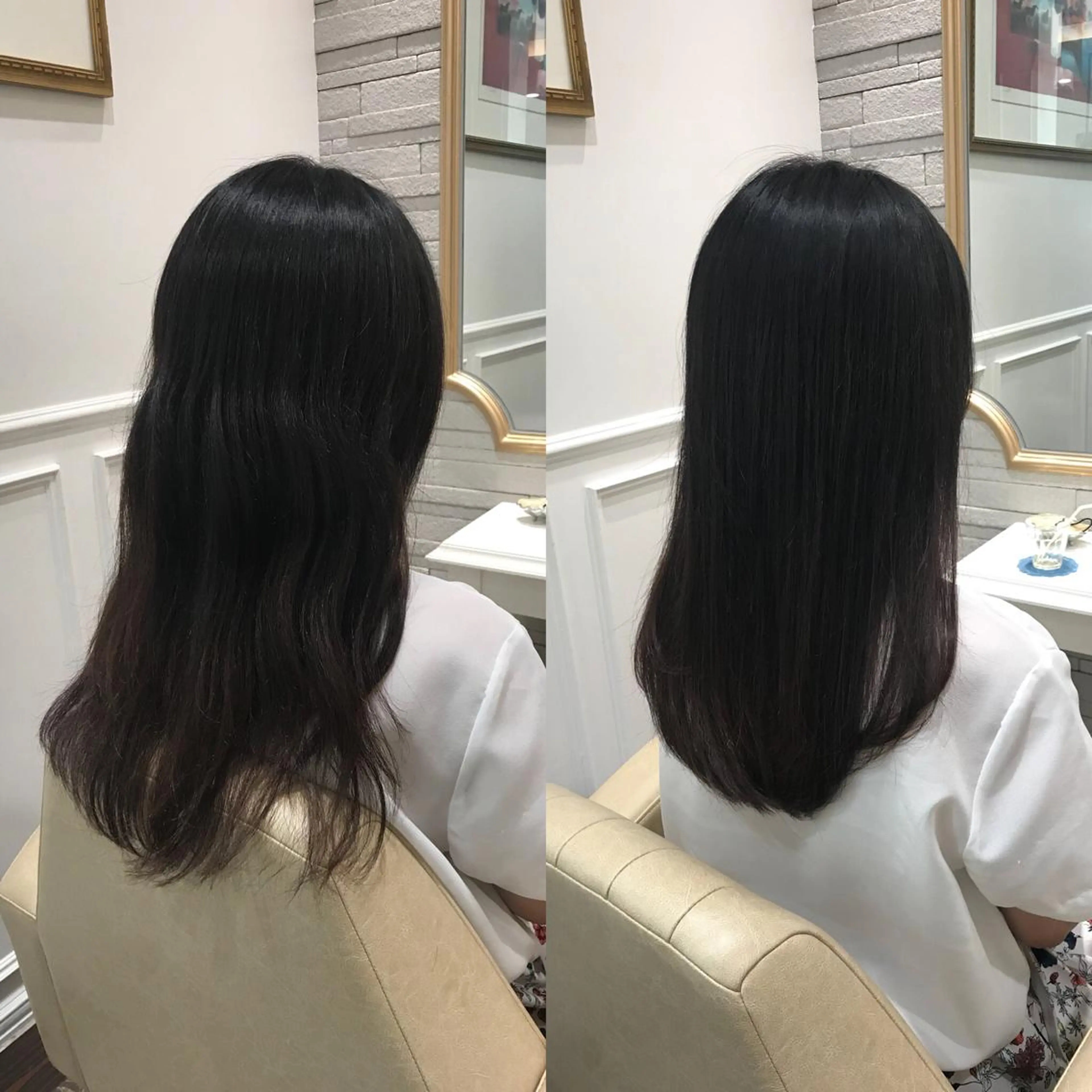 ロング 髪質改善 縮毛矯正 カット ヘアカラー トリートメント 韓国ヘア×髪質改善 ⭐️谷遼平⭐️のヘアスタイル