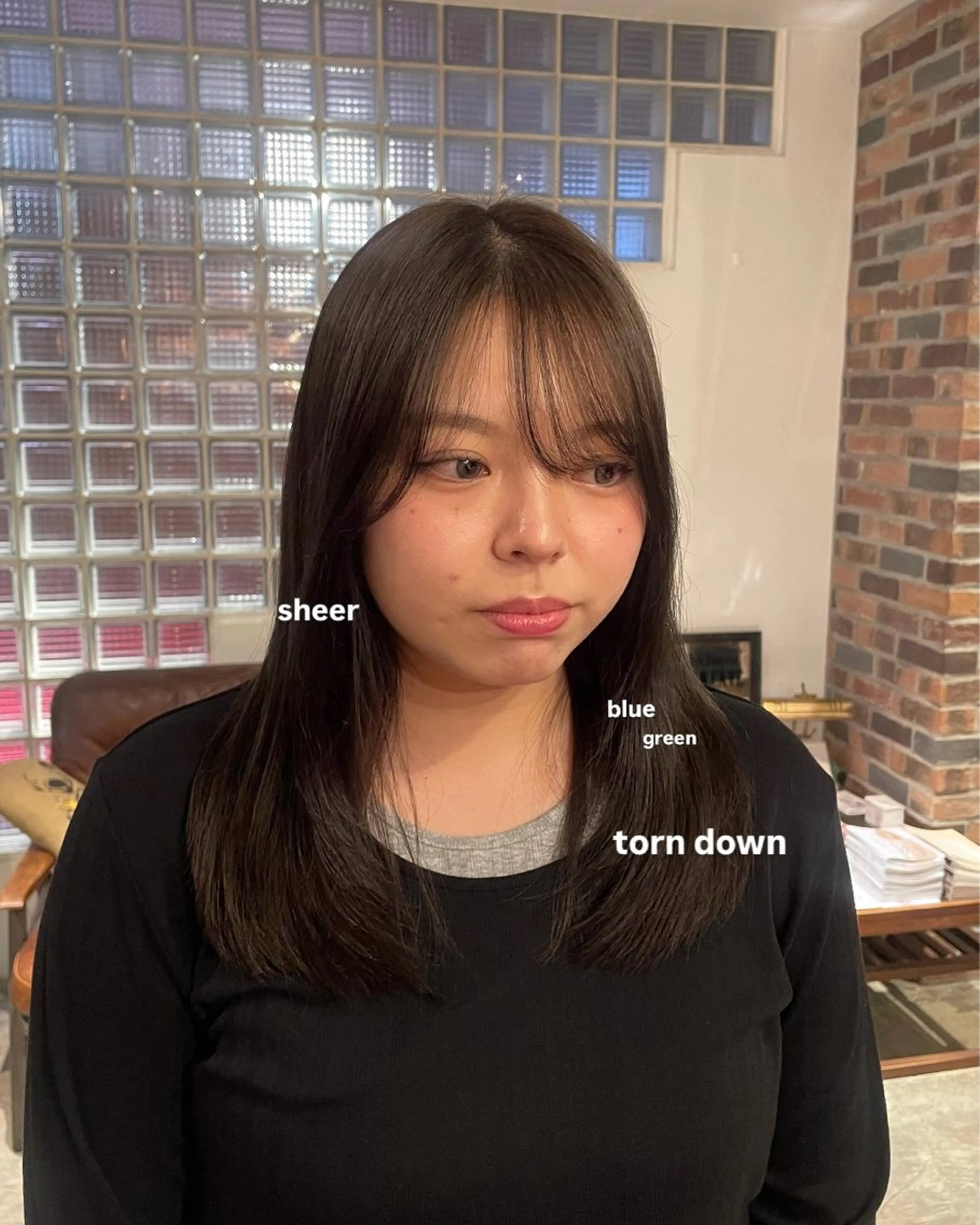 ミディアム カラー ヘアアレンジ MARIO HAIR DESIGN所属・艶カラー/カット 🌒Ameriのヘアスタイル