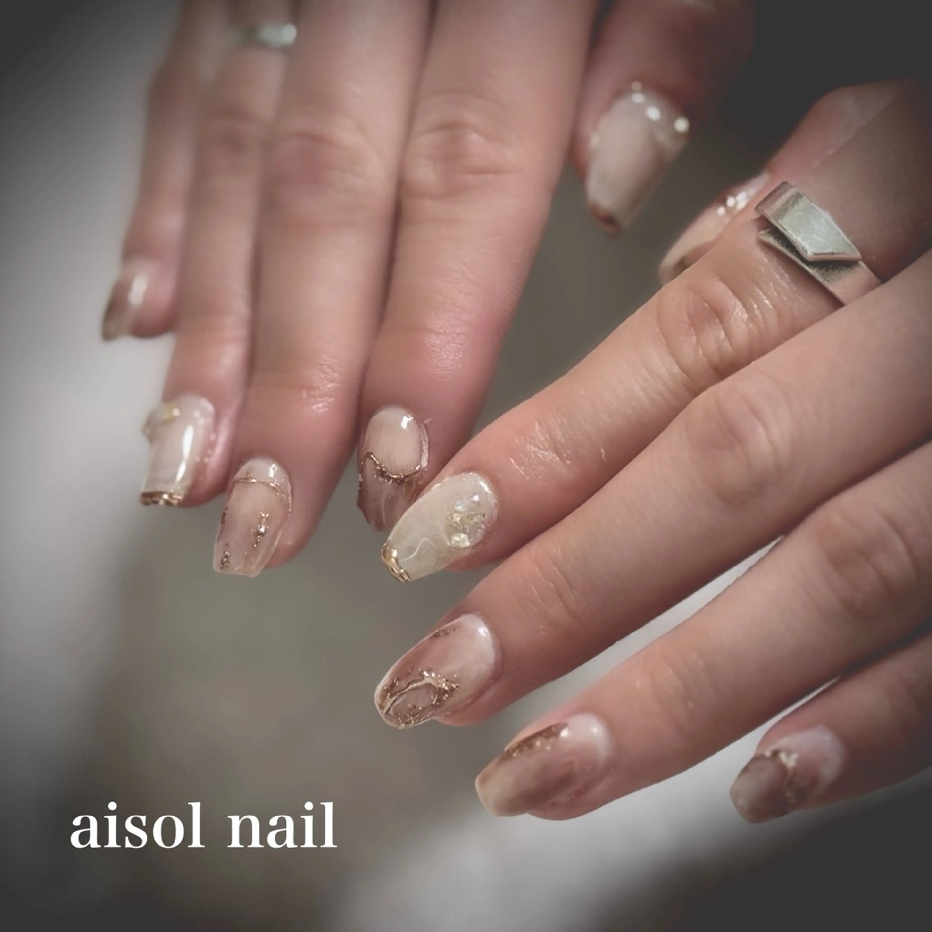 ネイル 春ネイル ハンドネイル Aisol nail salonのネイルデザイン