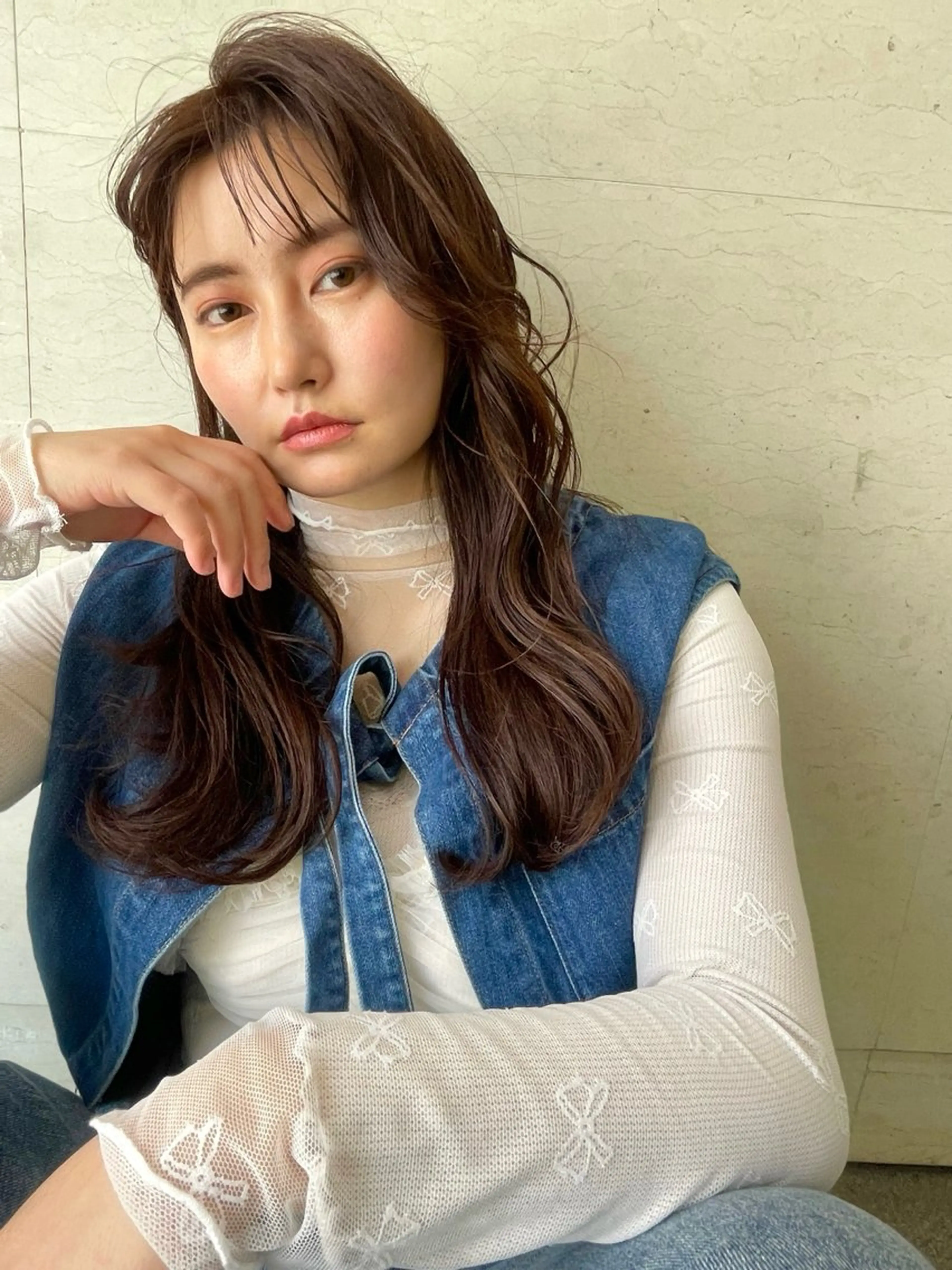 セミロング カラー ボブ/暖色/デザイン KOYUKI⛄️のヘアスタイル