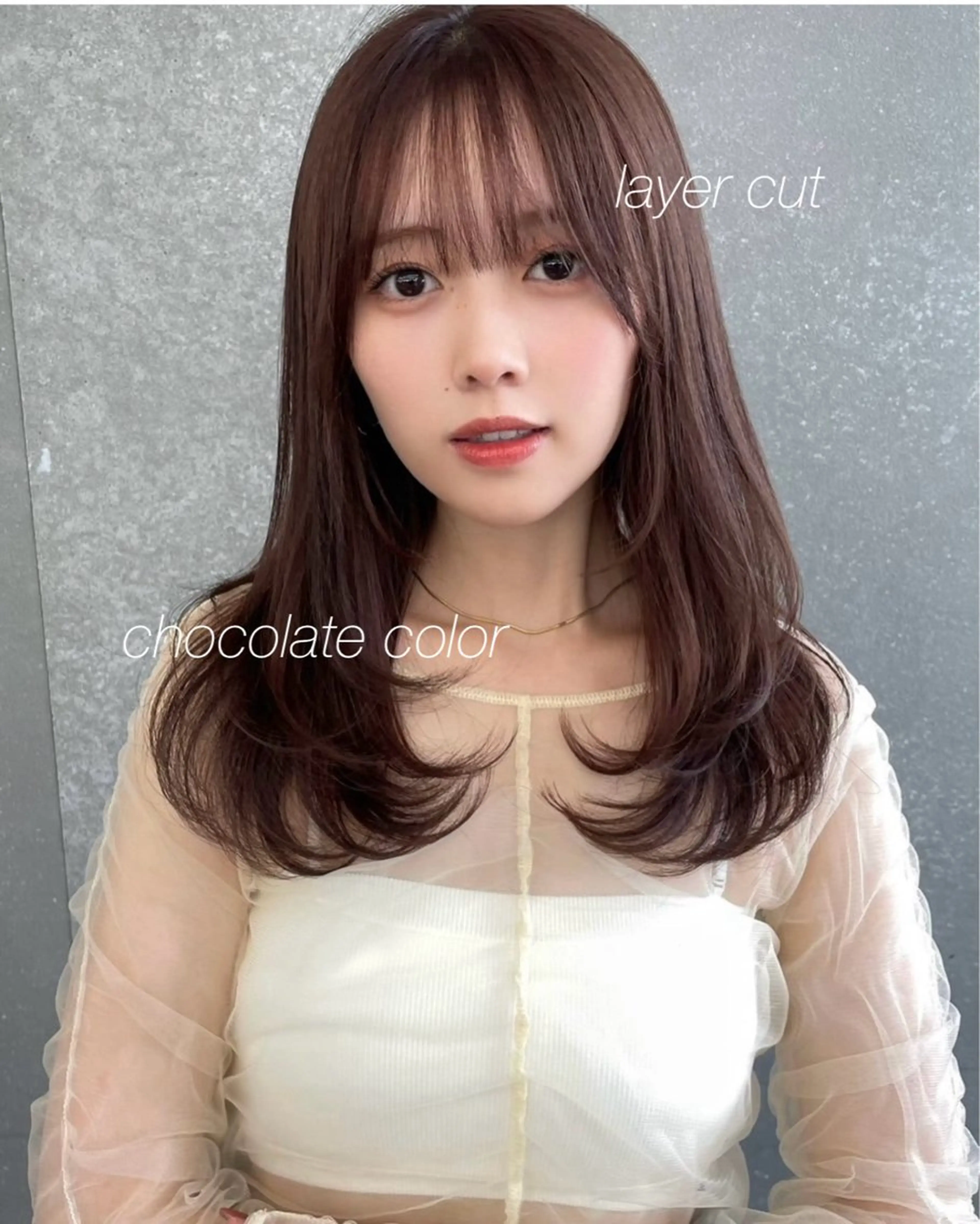 ロング カラー COALL nex the salon所属・Riria✨ 透明感カラーのヘアスタイル