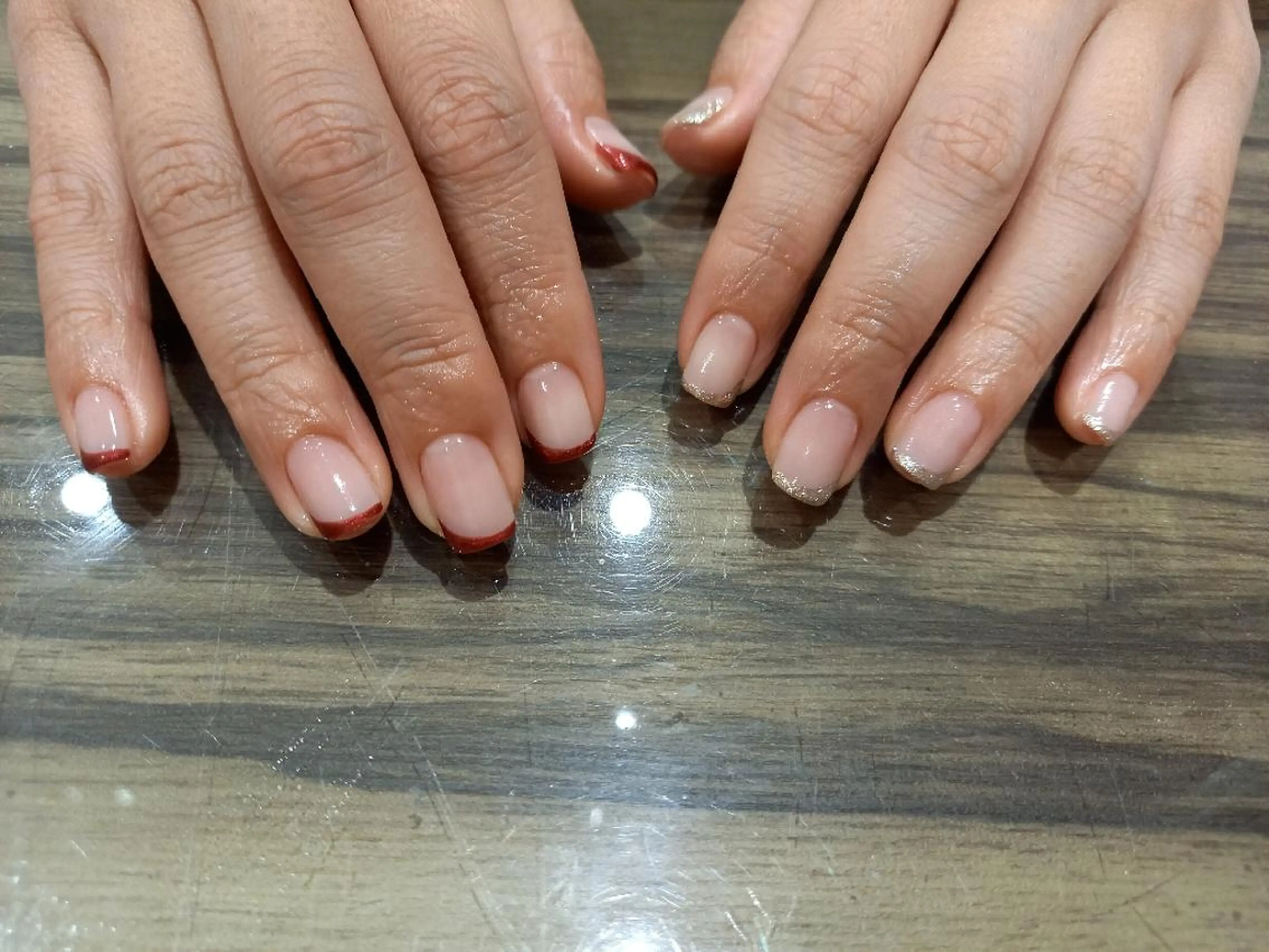 ネイル フレンチネイル ハンドネイル Progress Nailのネイルデザイン