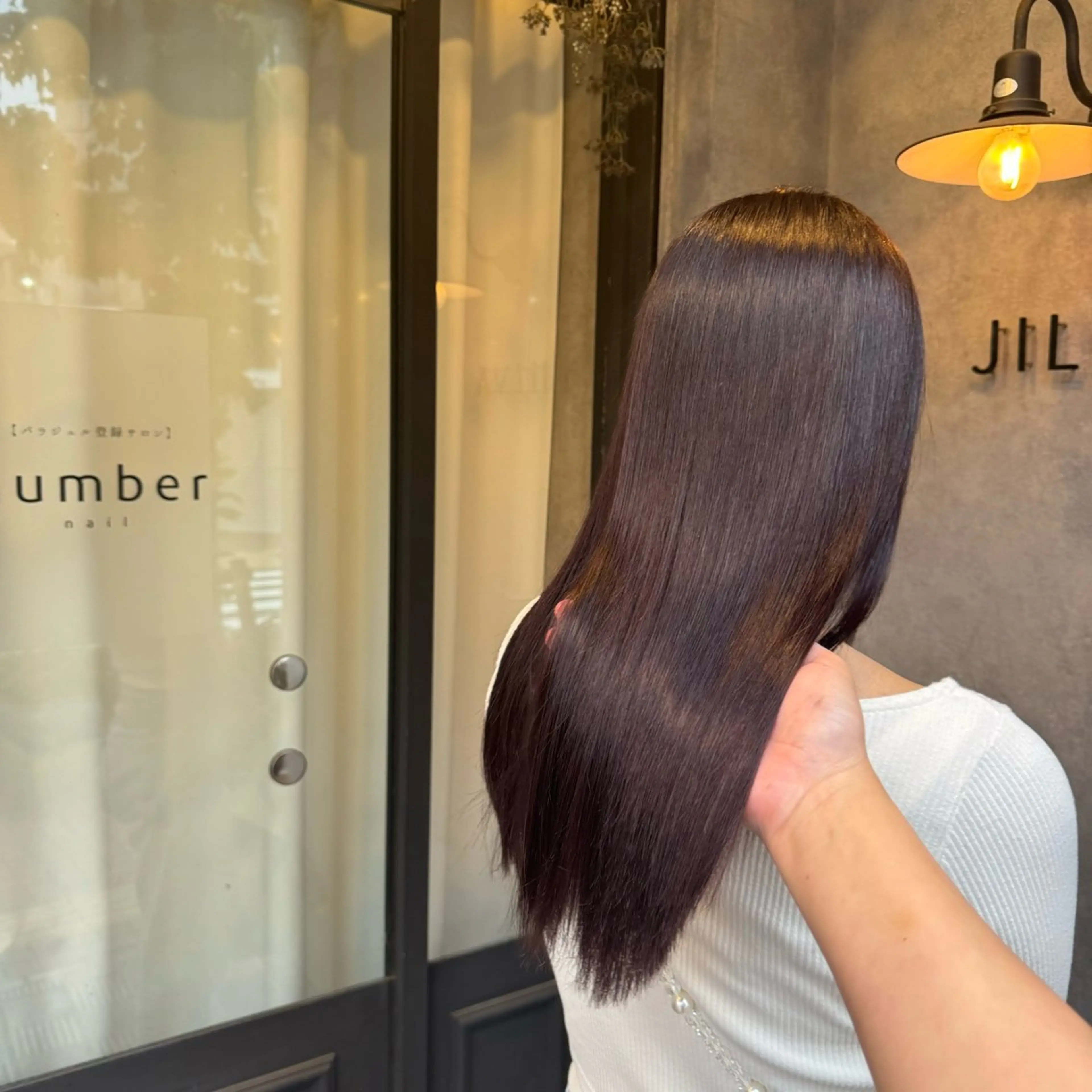 ロング カラー ヘアカラー トリートメント 🫧透明感カラー 🫧 ジルバ清水南海のヘアスタイル