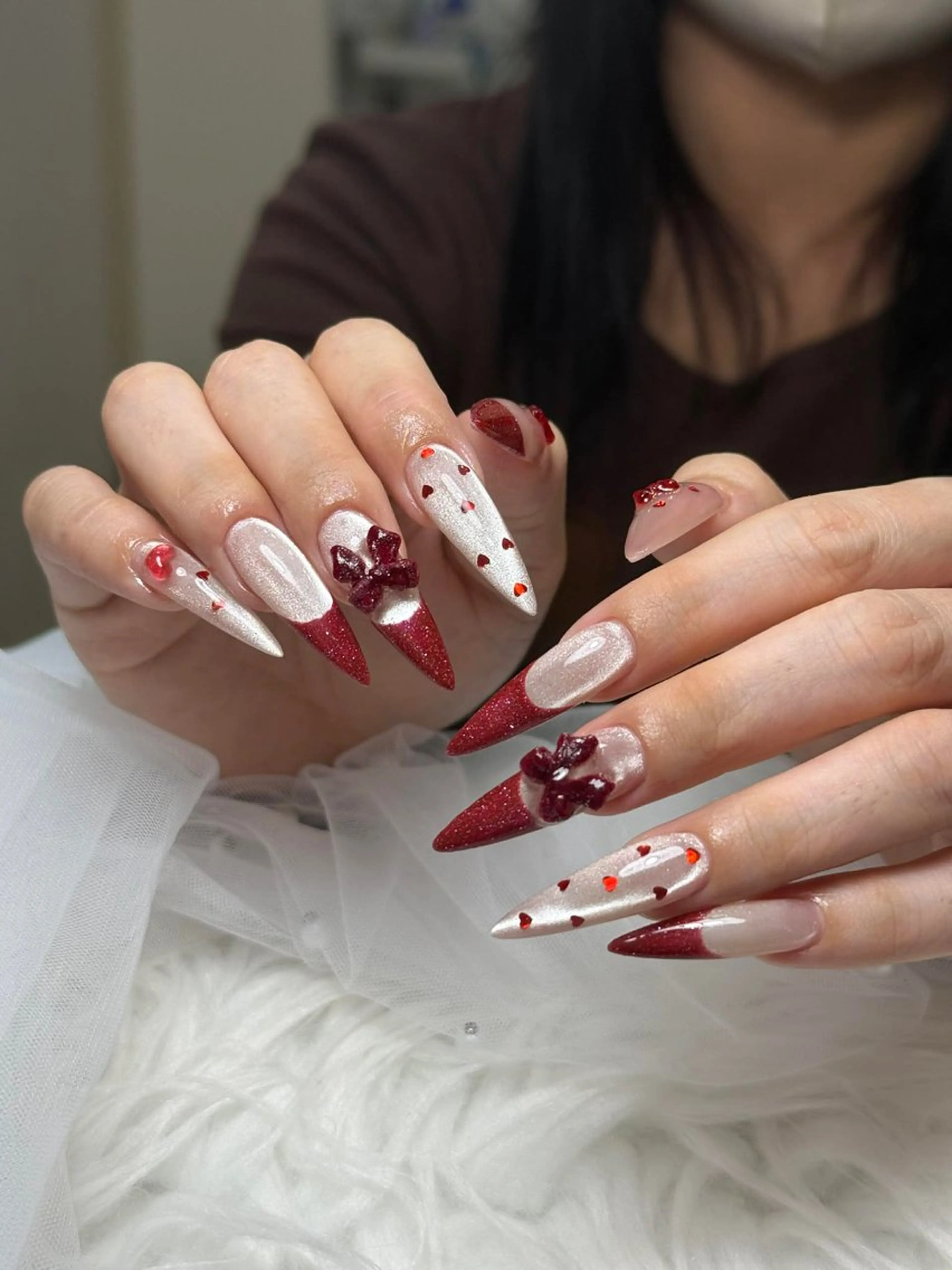 ネイル アートネイル ジェルネイル マグネットネイル ニュアンスネイル シンプルネイル ハンドネイル Ryunail所属・Ryu Nail NekoChanのネイルデザイン